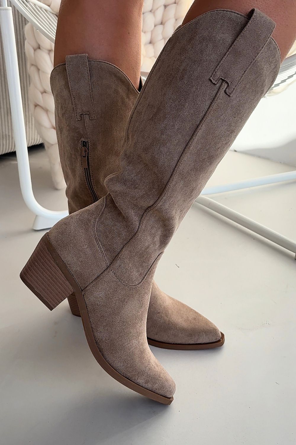  Cizme cu toc model 222529 Step in style 