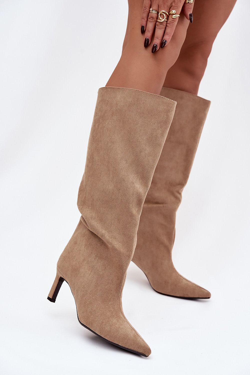  Cizme cu toc model 222533 Step in style 