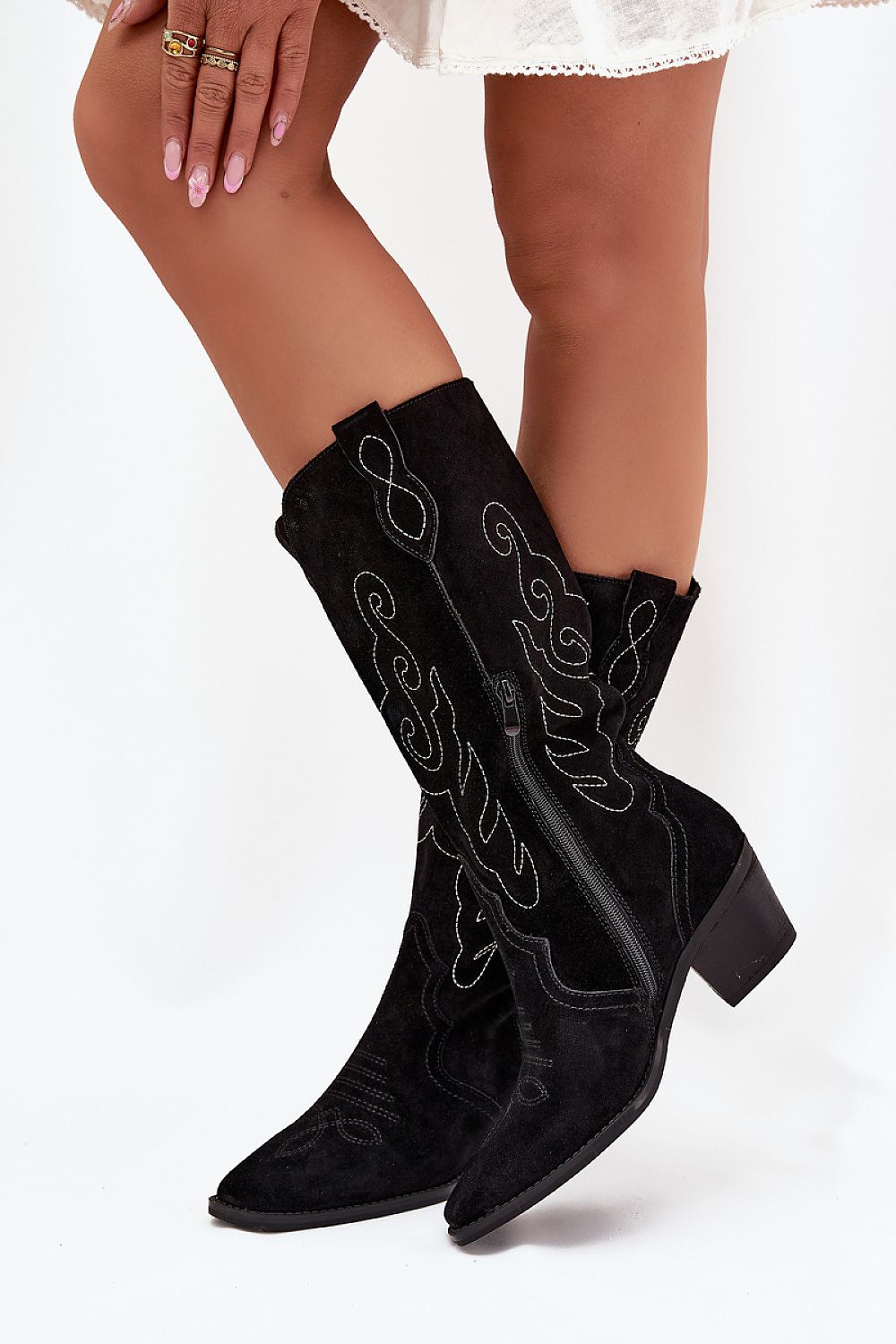  Cizme cu toc model 222538 Step in style 