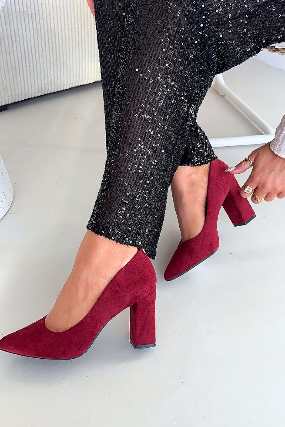  Pantofi dcu toc gros model 222539 Step in style 