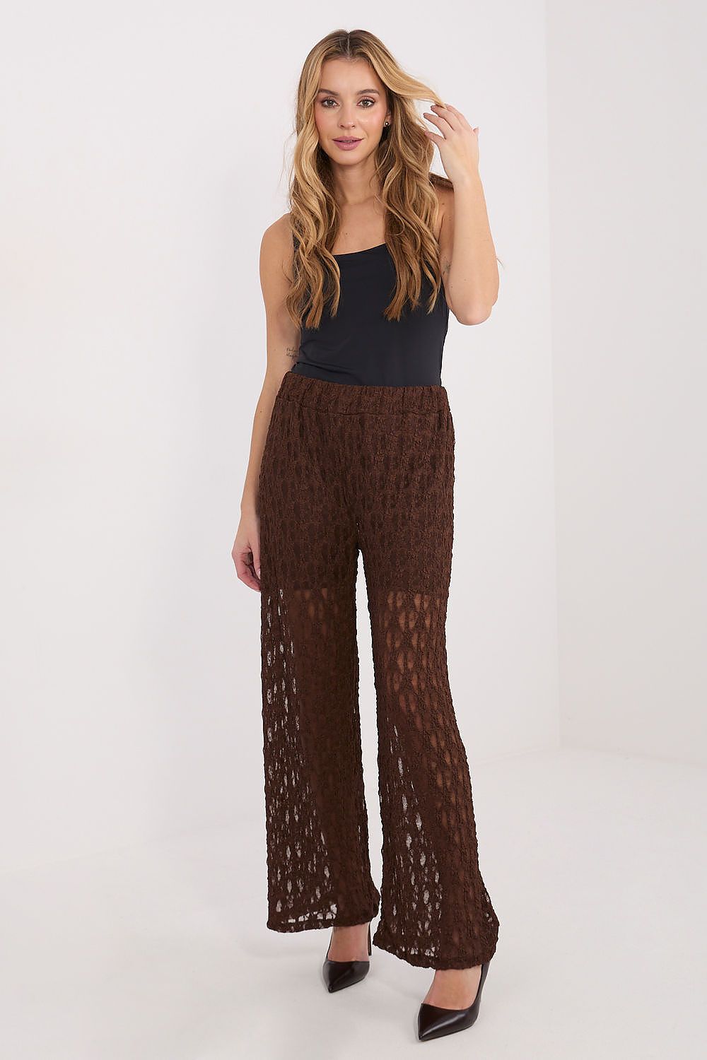  Pantaloni din dantelă model 222596 Italy Moda 