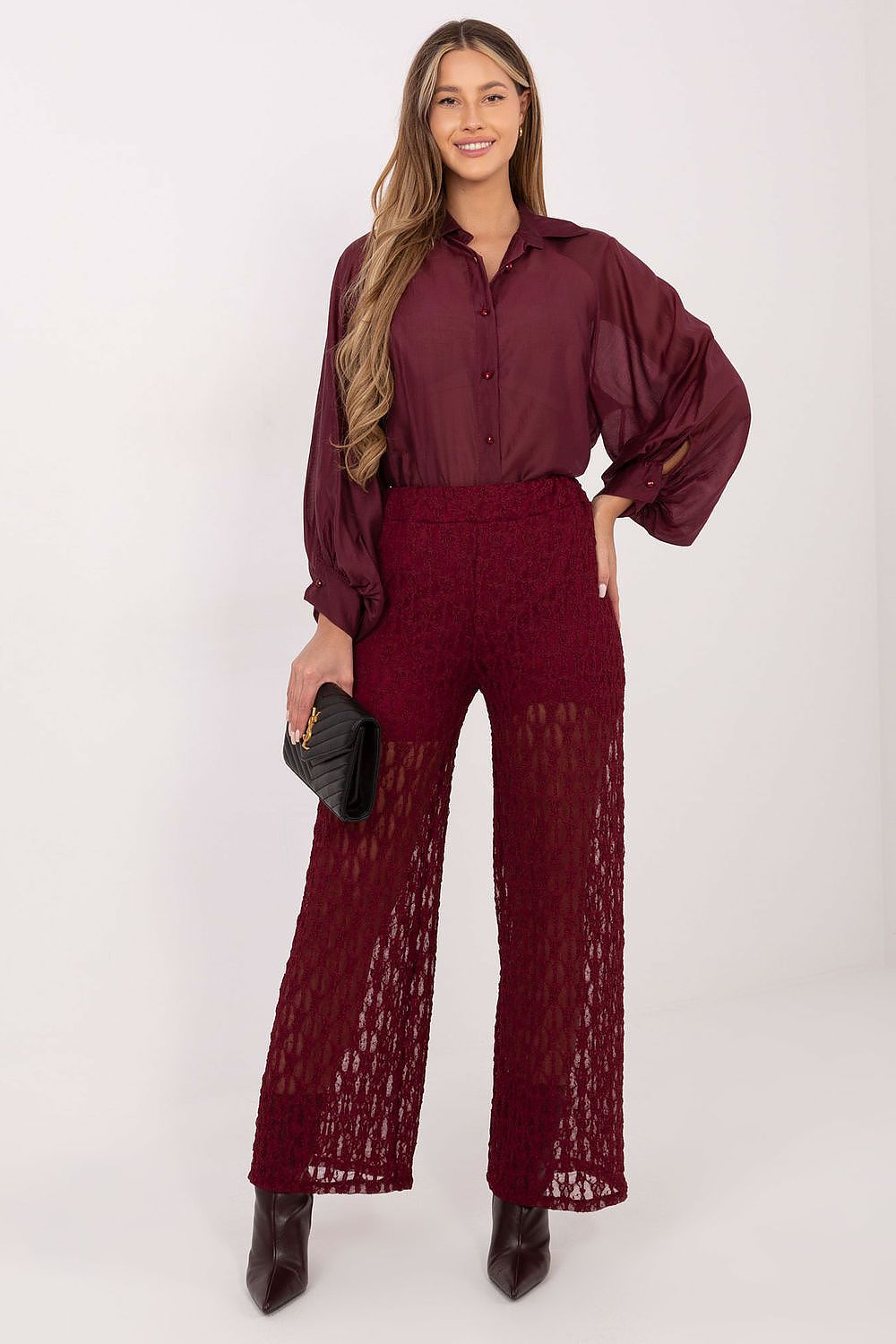  Pantaloni din dantelă model 222597 Italy Moda 