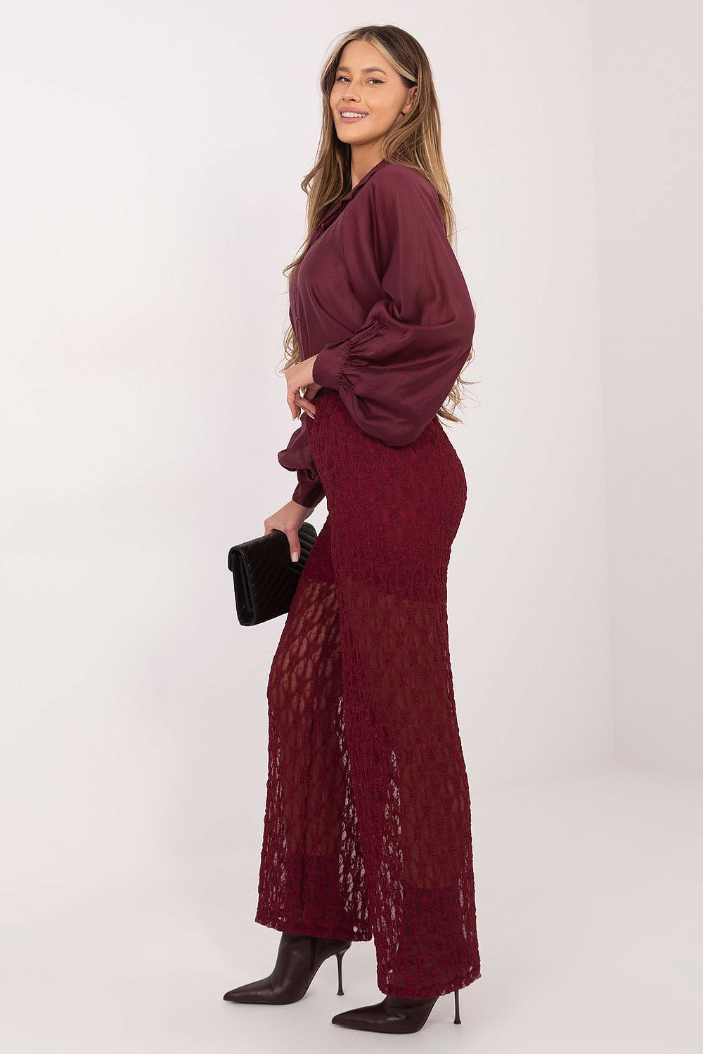  Pantaloni din dantelă model 222597 Italy Moda 