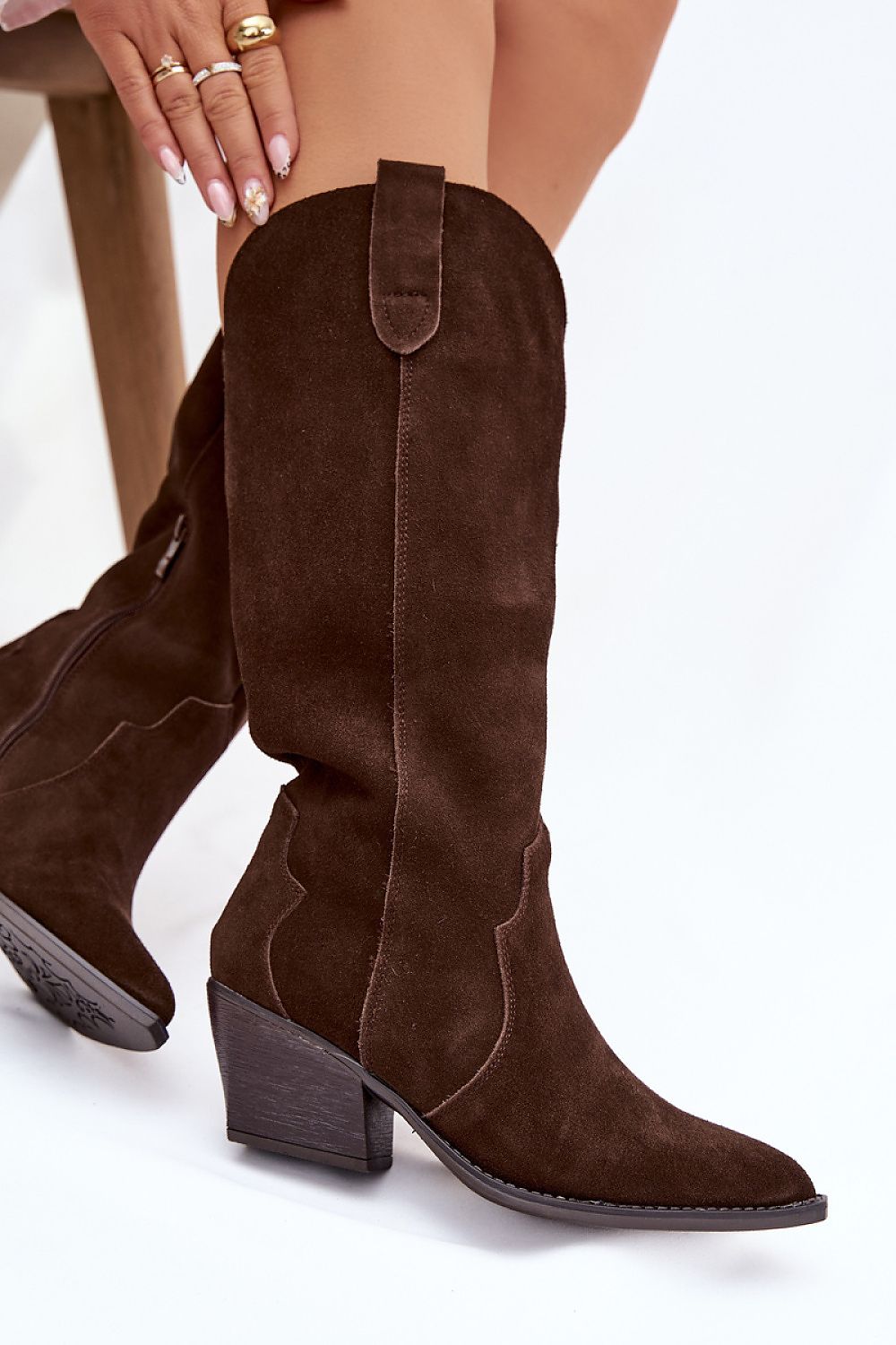  Cizme cu toc model 222727 Step in style 
