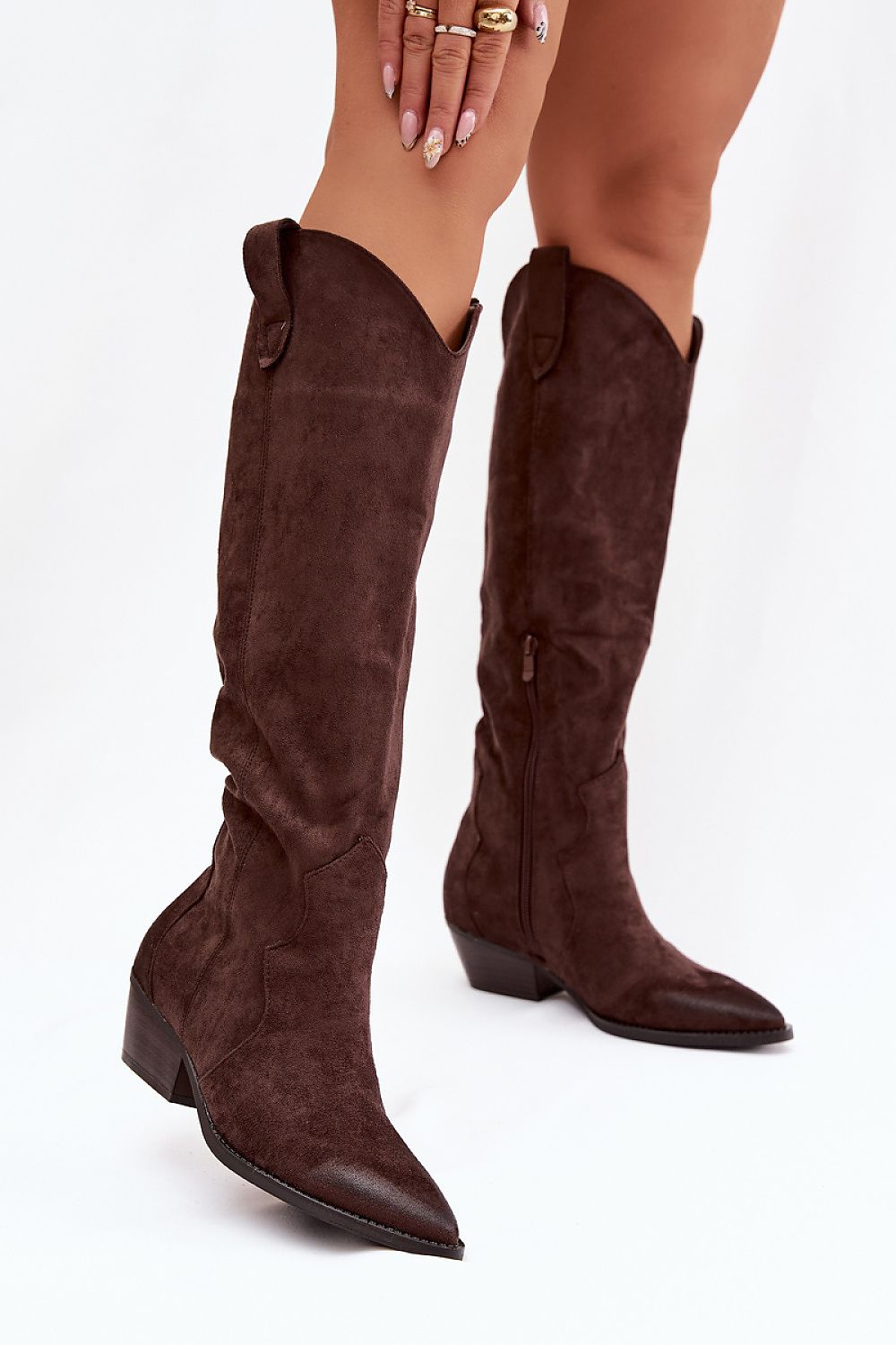  Cizme cu toc model 222728 Step in style 
