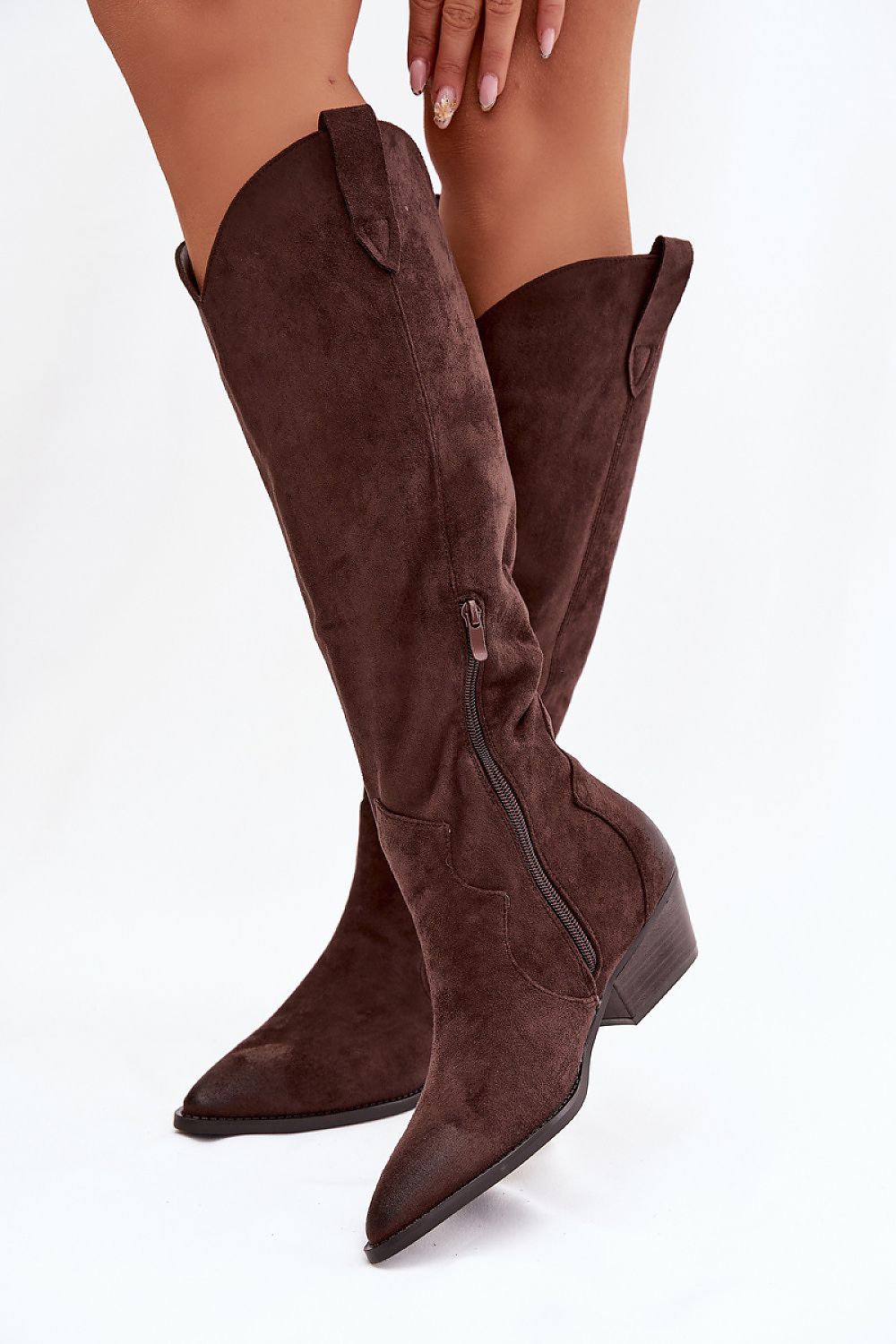  Cizme cu toc model 222728 Step in style 