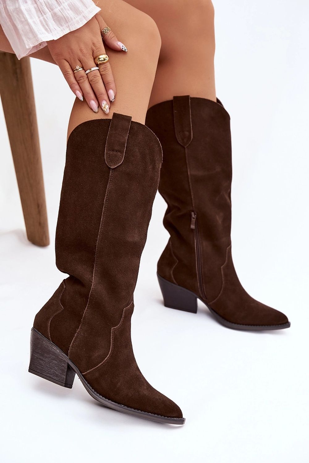  Cizme cu toc model 222727 Step in style 
