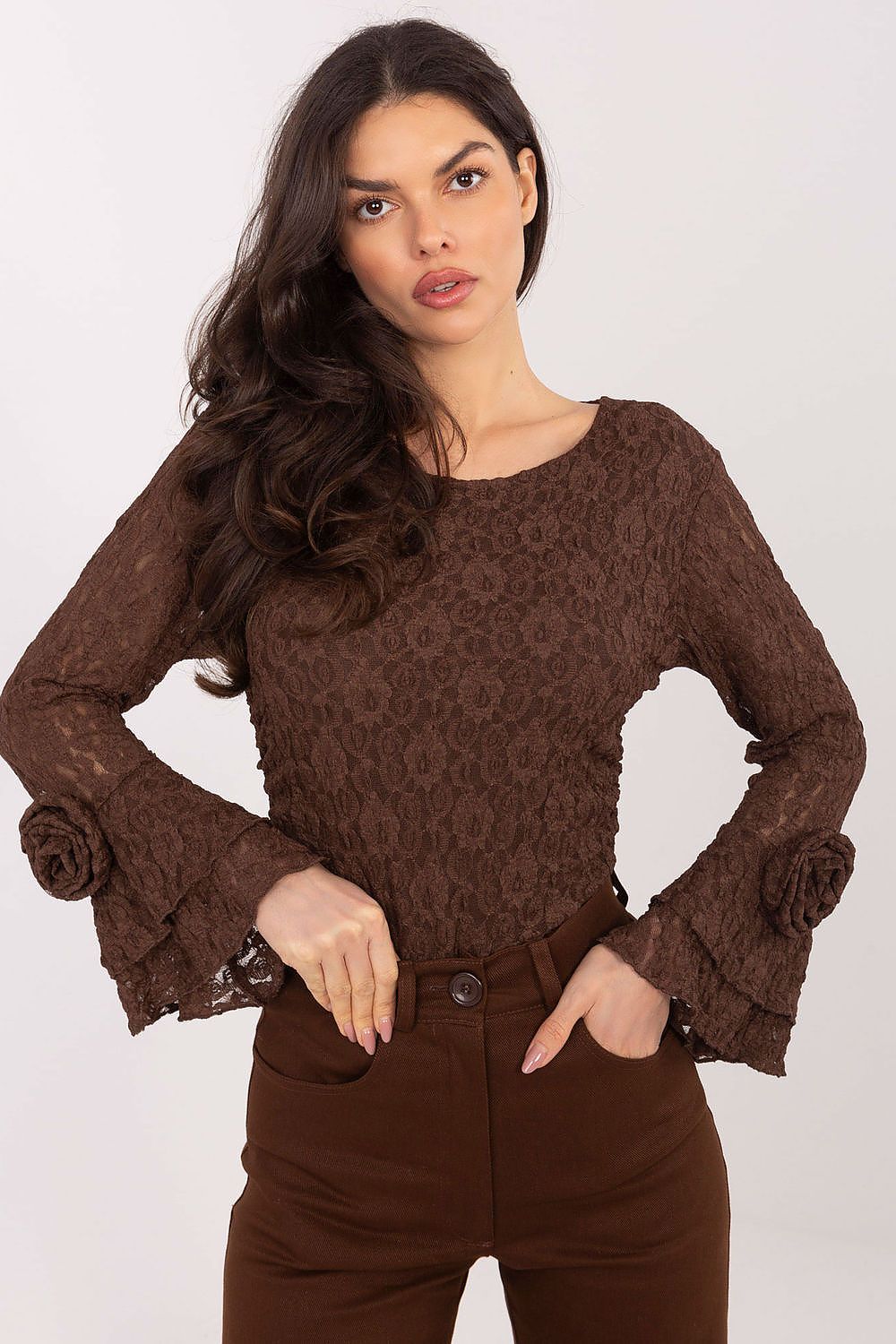 Bluză din dantelă model 222739 Italy Moda 