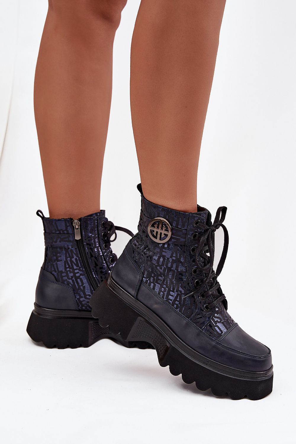  Botine cu platformă model 222950 Step in style 