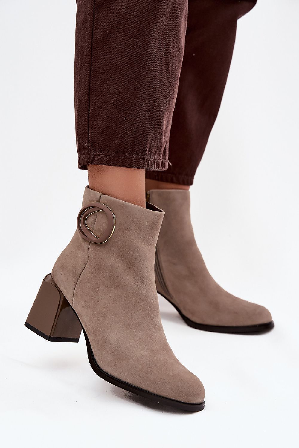  Botine cu toc model 222953 Step in style 