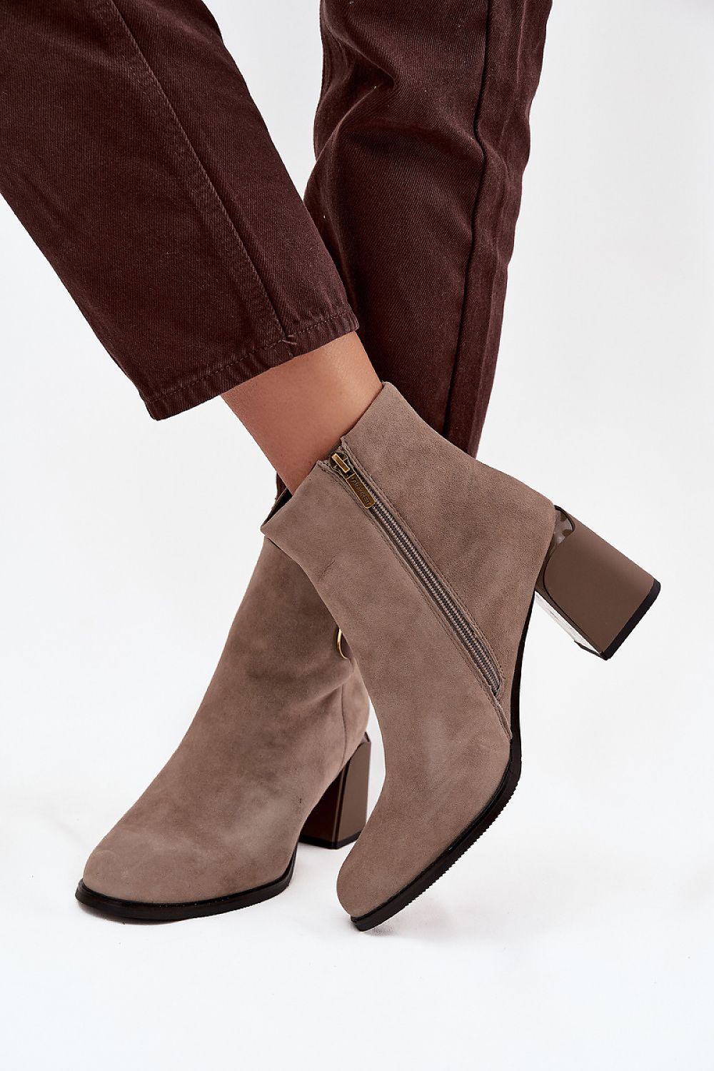  Botine cu toc model 222953 Step in style 