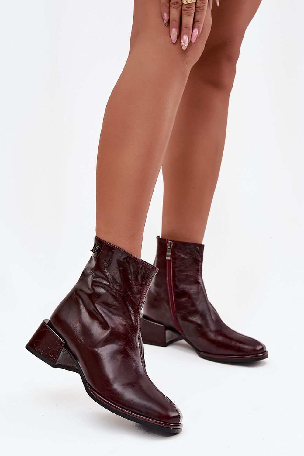  Botine cu toc model 222956 Step in style 