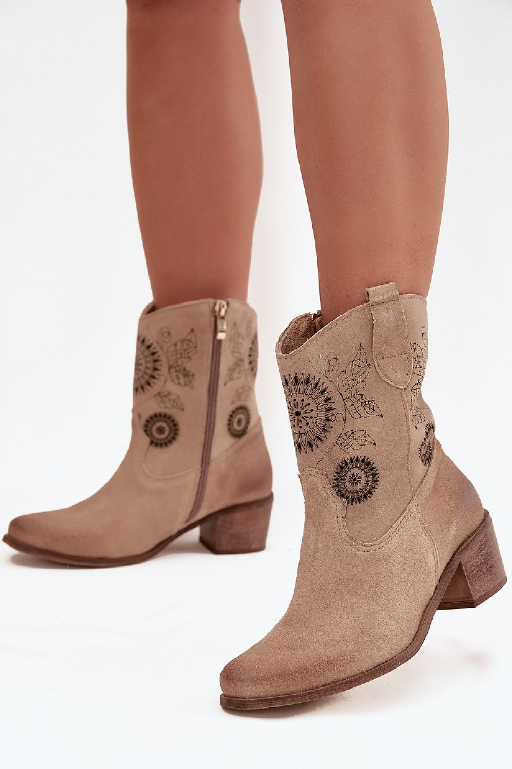  Botine cu toc model 222961 Step in style 
