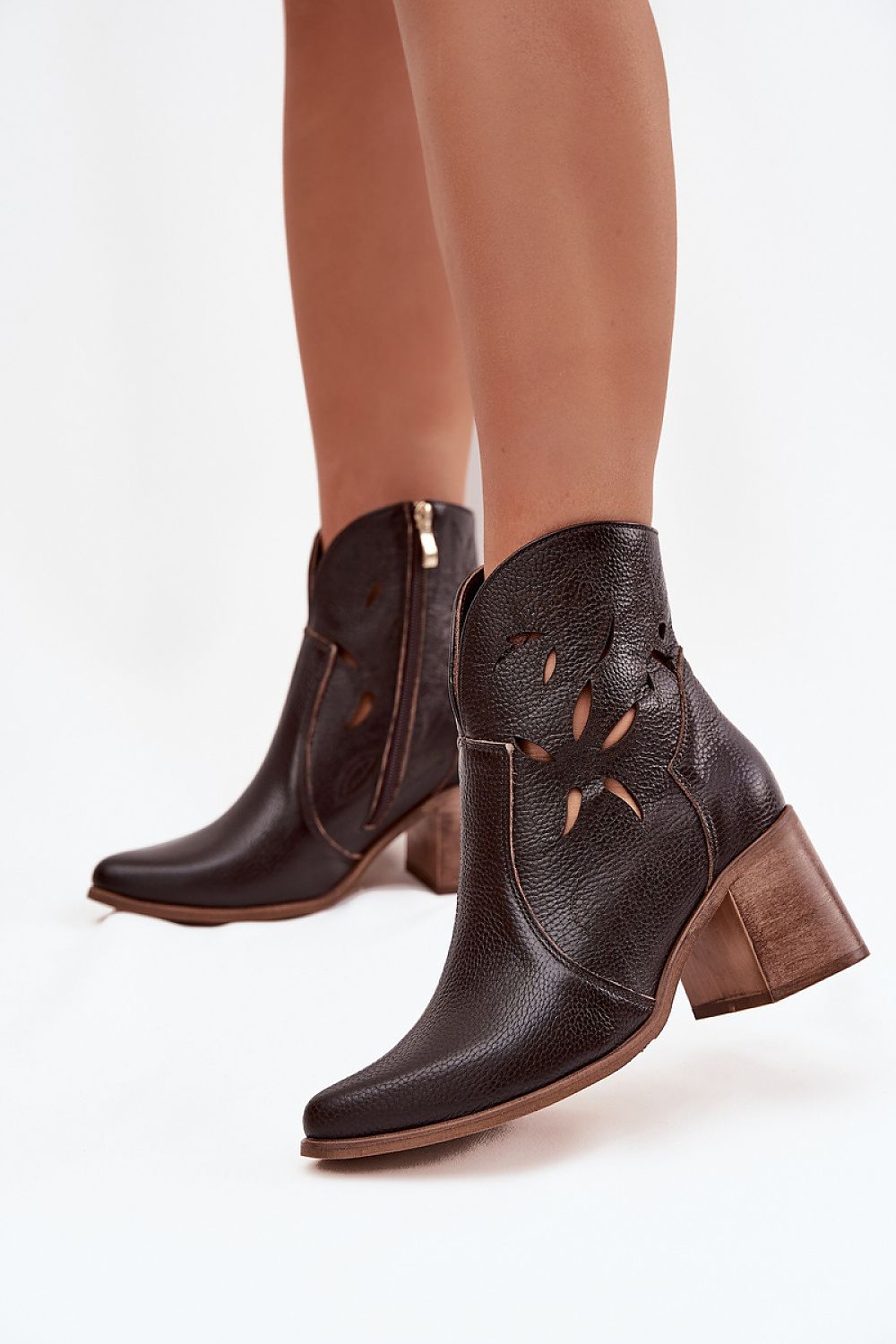  Botine cu toc model 222963 Step in style 