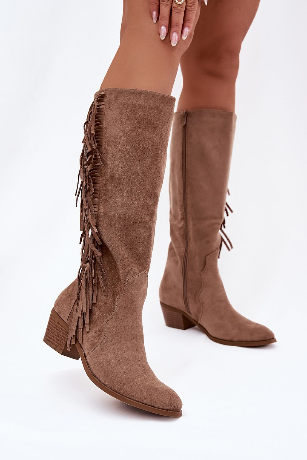  Cizme cu toc model 223001 Step in style 