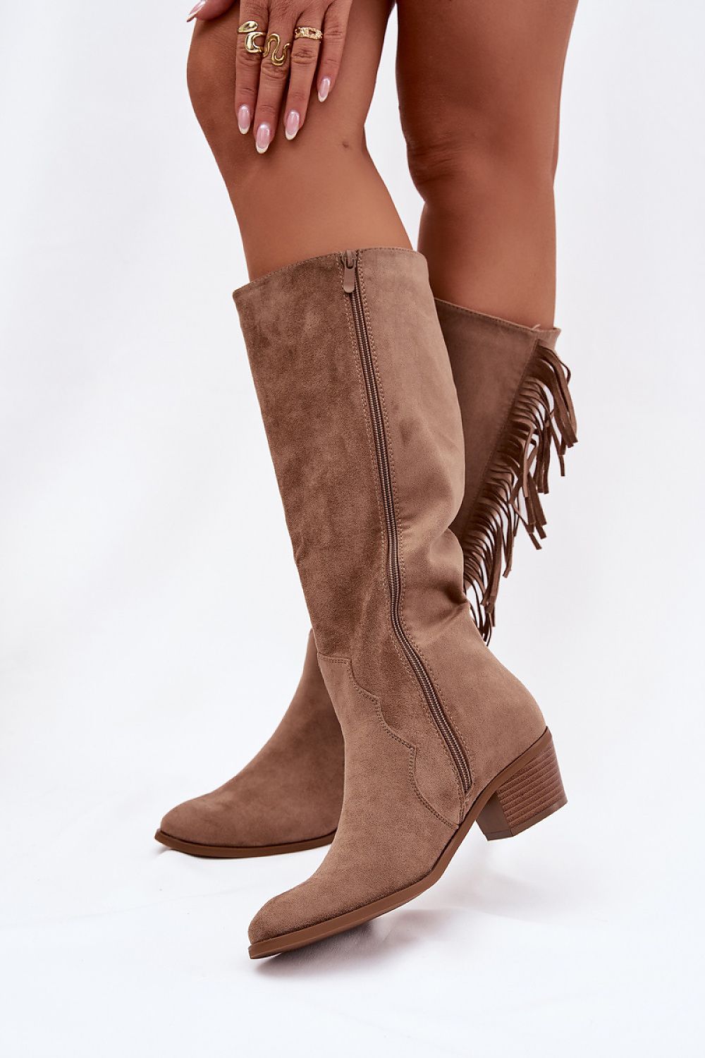  Cizme cu toc model 223001 Step in style 