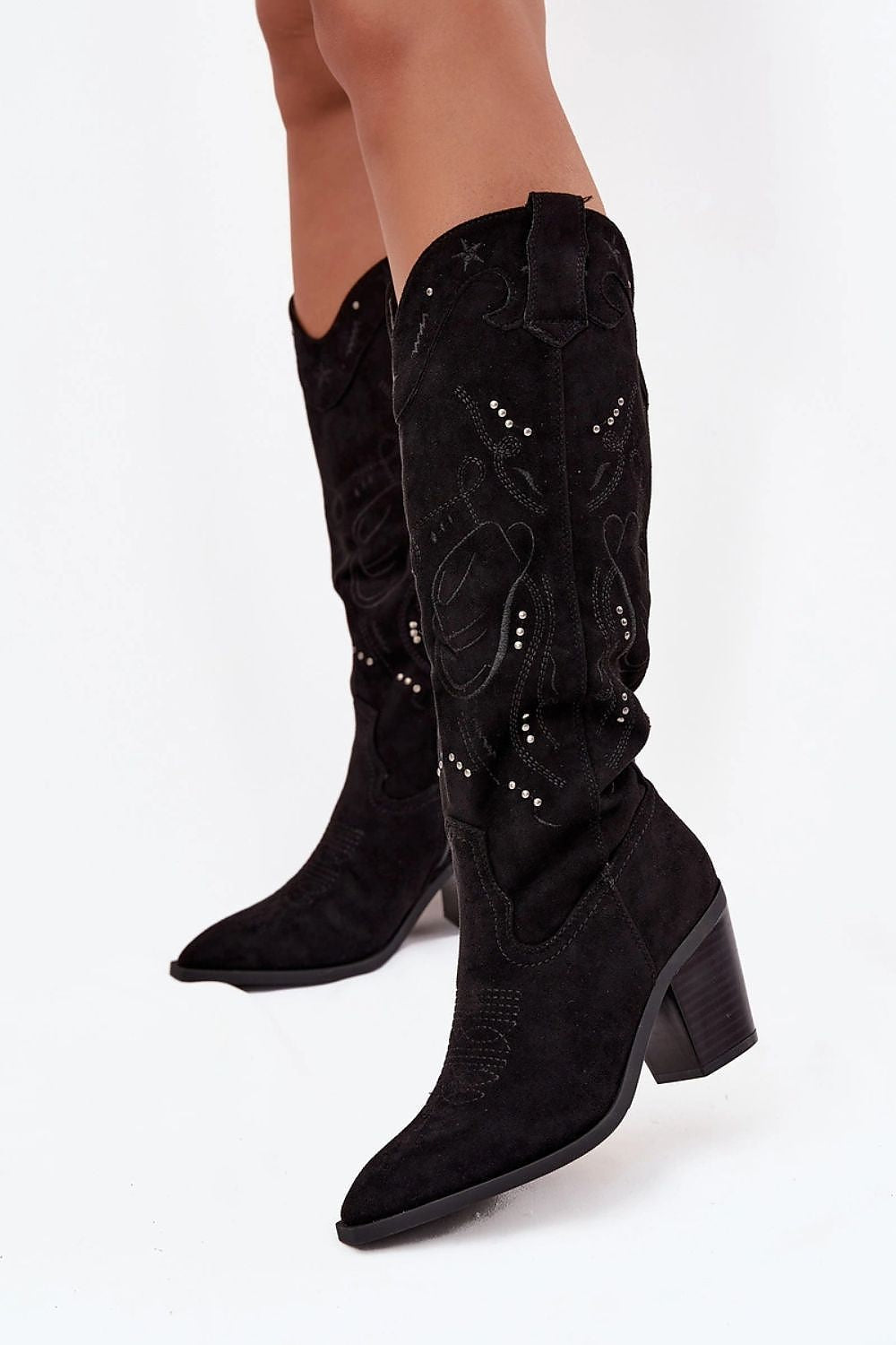  Cizme cu toc model 223005 Step in style 