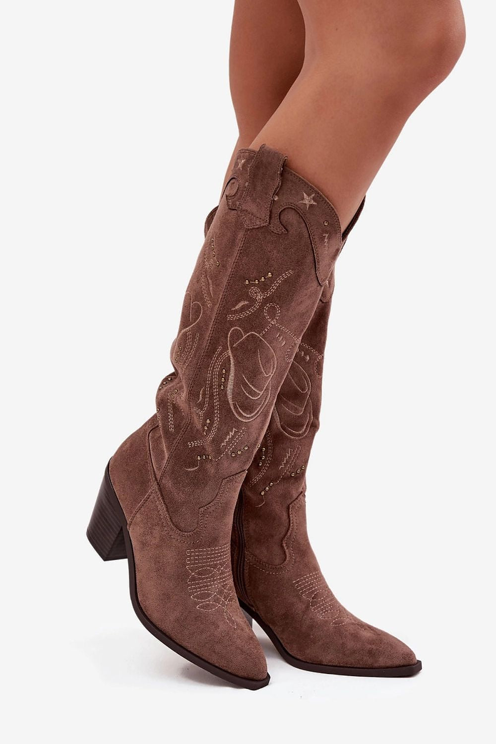 Cizme cu toc model 223006 Step in style 