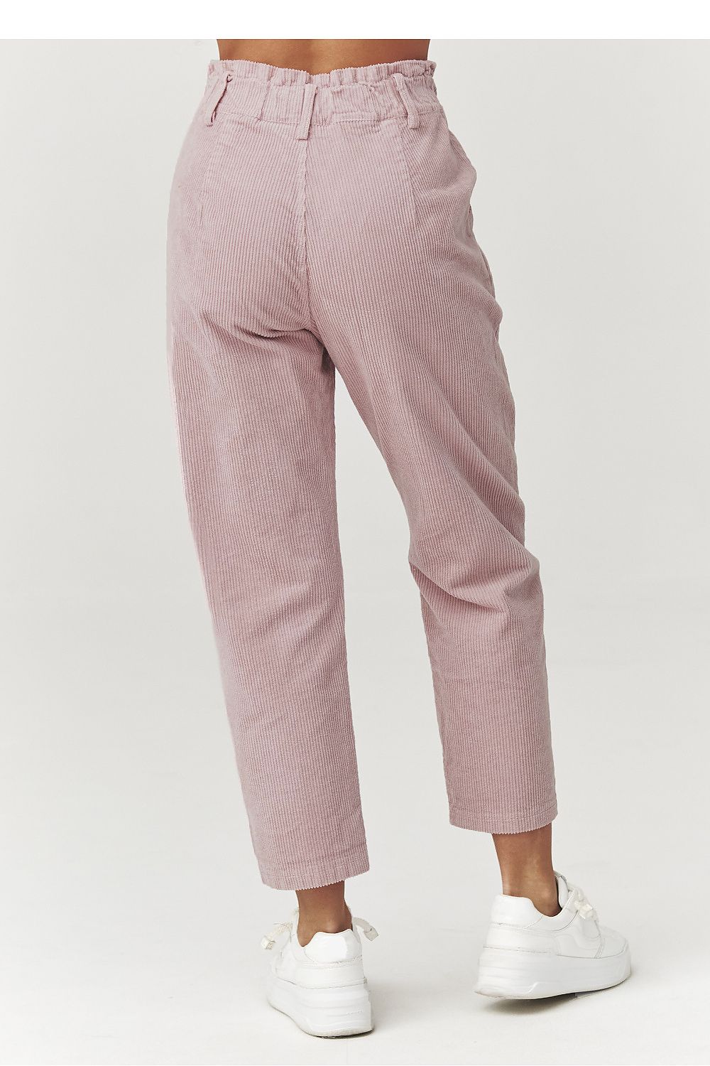  Pantaloni din catifea model 223241 Makadamia 