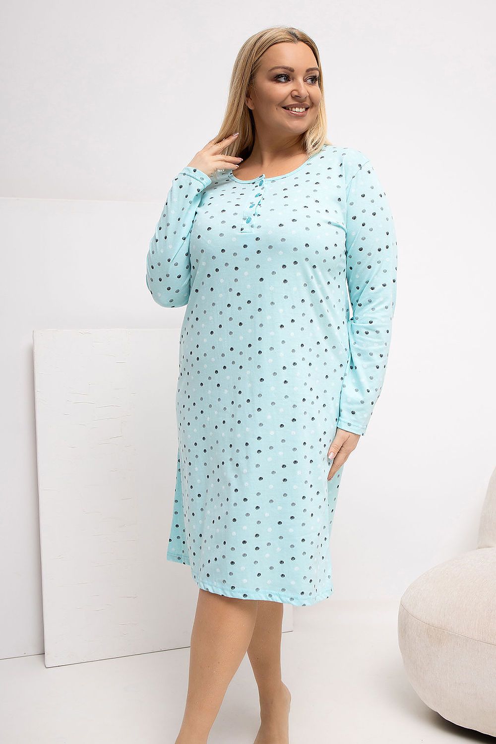  Cămașă de noapte Plus Size model 223302 Forever Pink 
