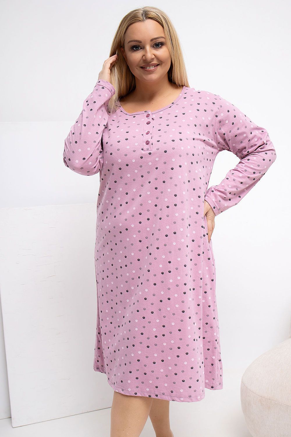  Cămașă de noapte Plus Size model 223303 Forever Pink 