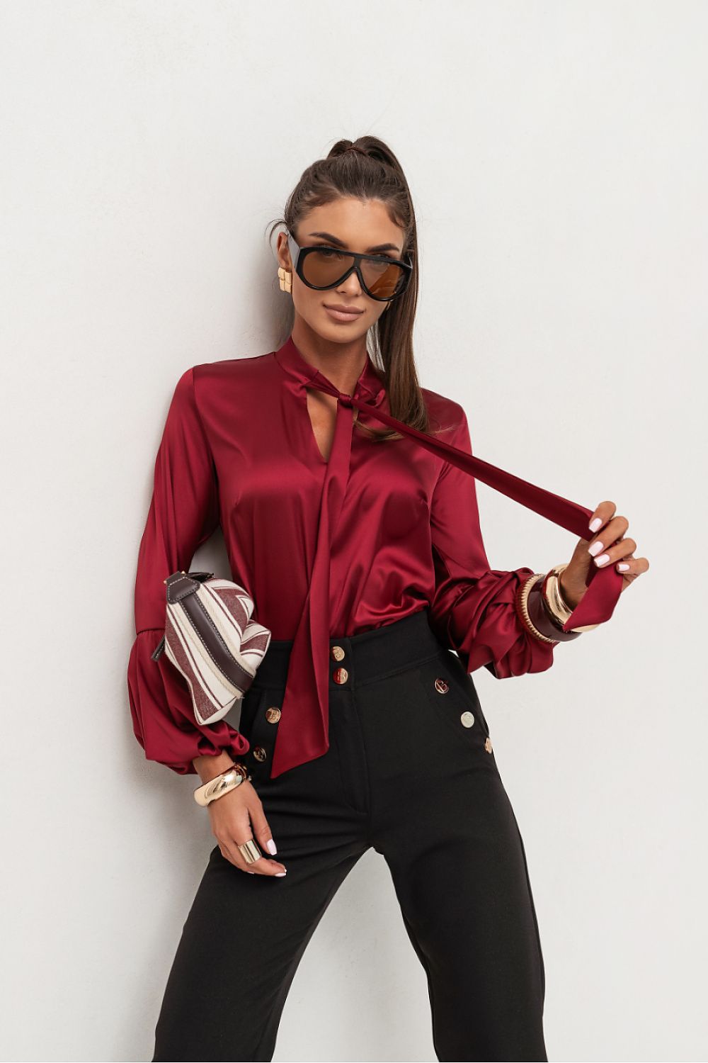  Cămaşă cu mânecă lungă model 223523 LaBalancia 