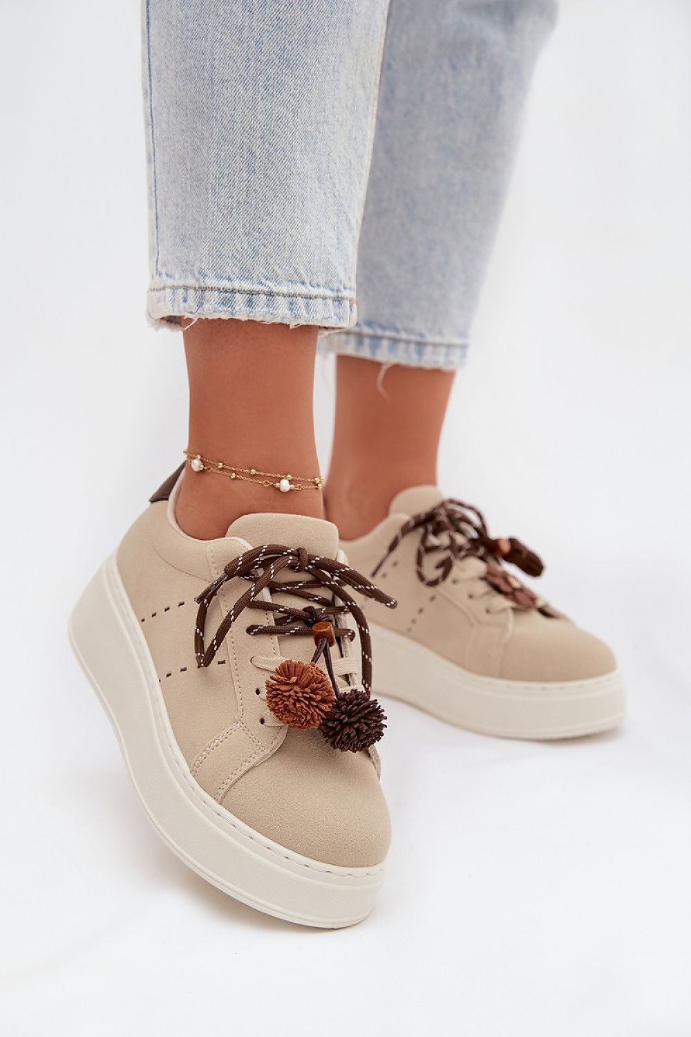  Pantofi sport pe platformă model 223587 Step in style 
