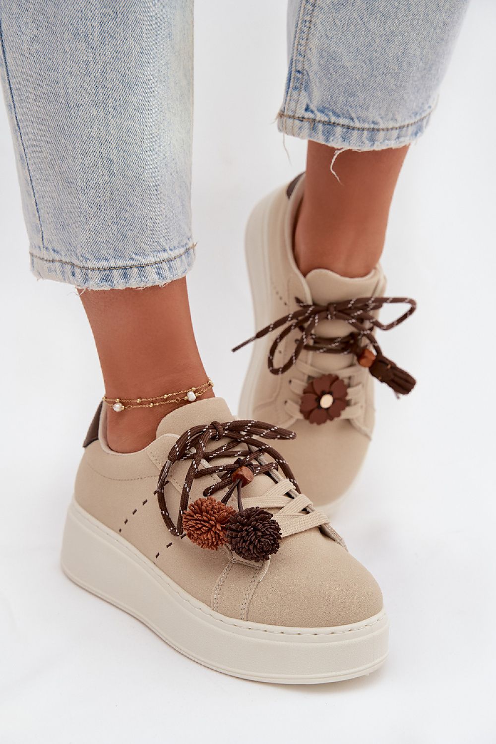  Pantofi sport pe platformă model 223587 Step in style 