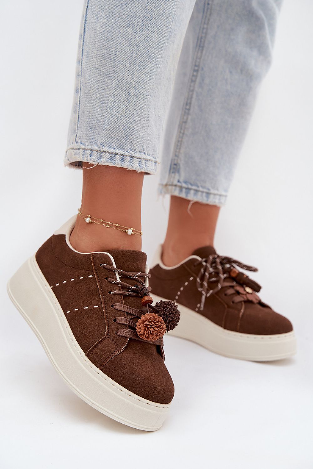  Pantofi sport pe platformă model 223588 Step in style 
