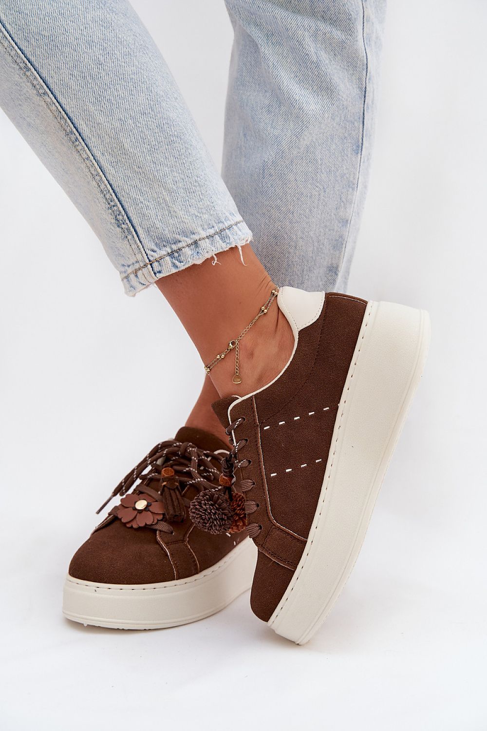  Pantofi sport pe platformă model 223588 Step in style 
