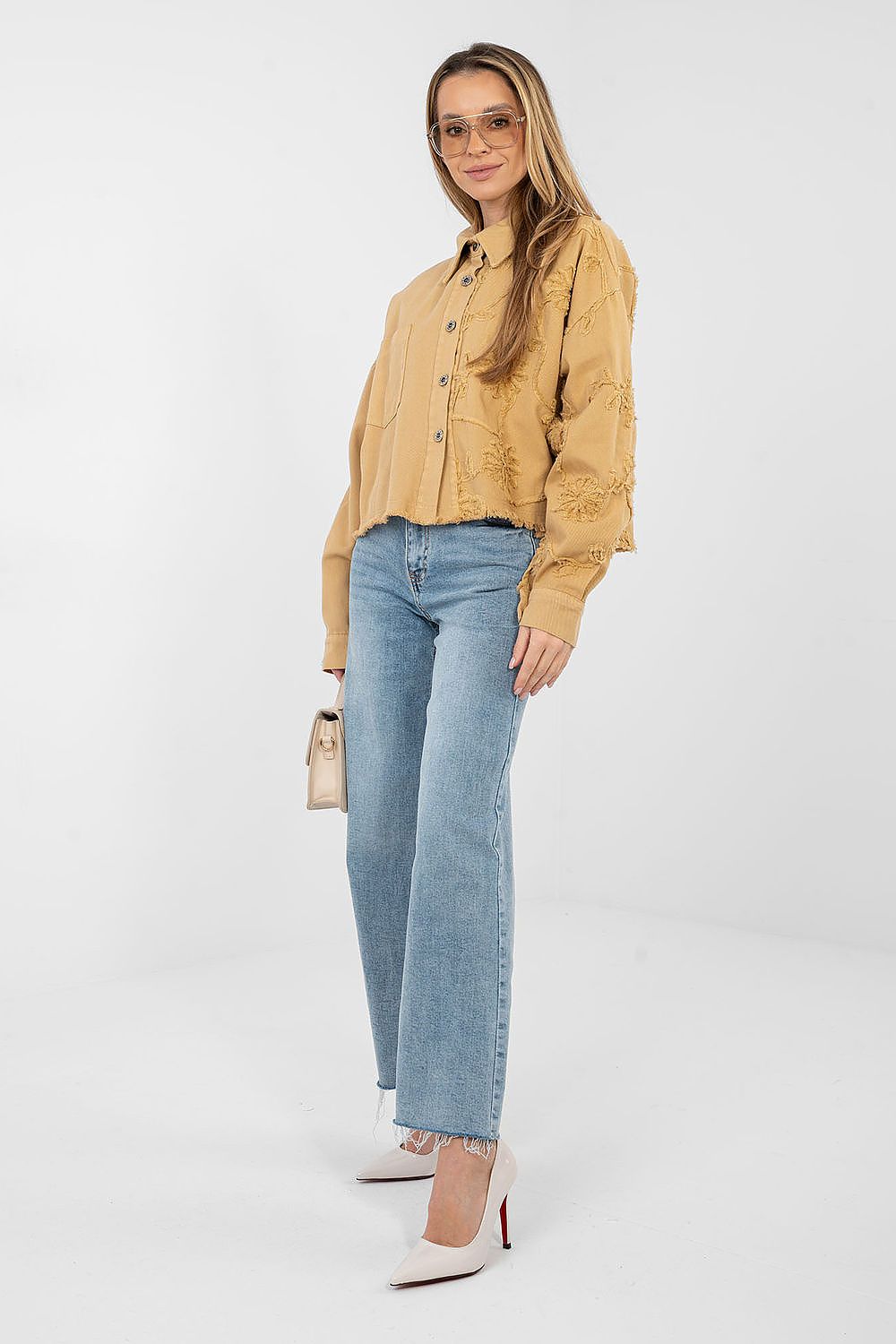  Jachetă din denim model 223788 Rue Paris 