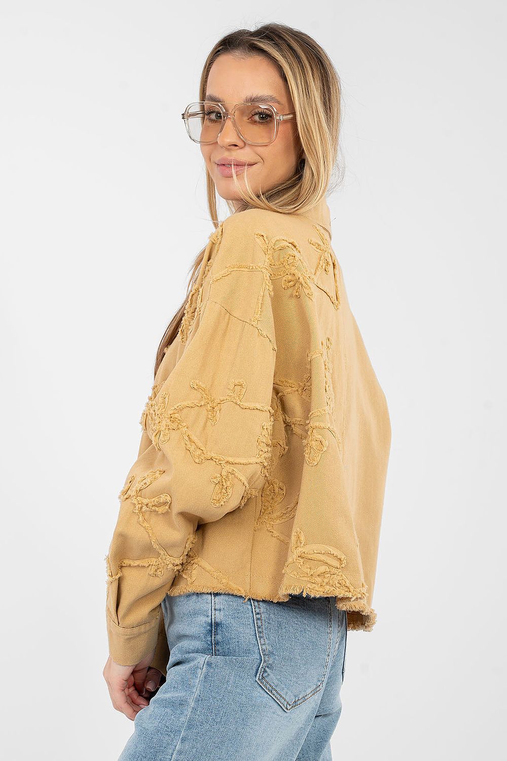  Jachetă din denim model 223788 Rue Paris 