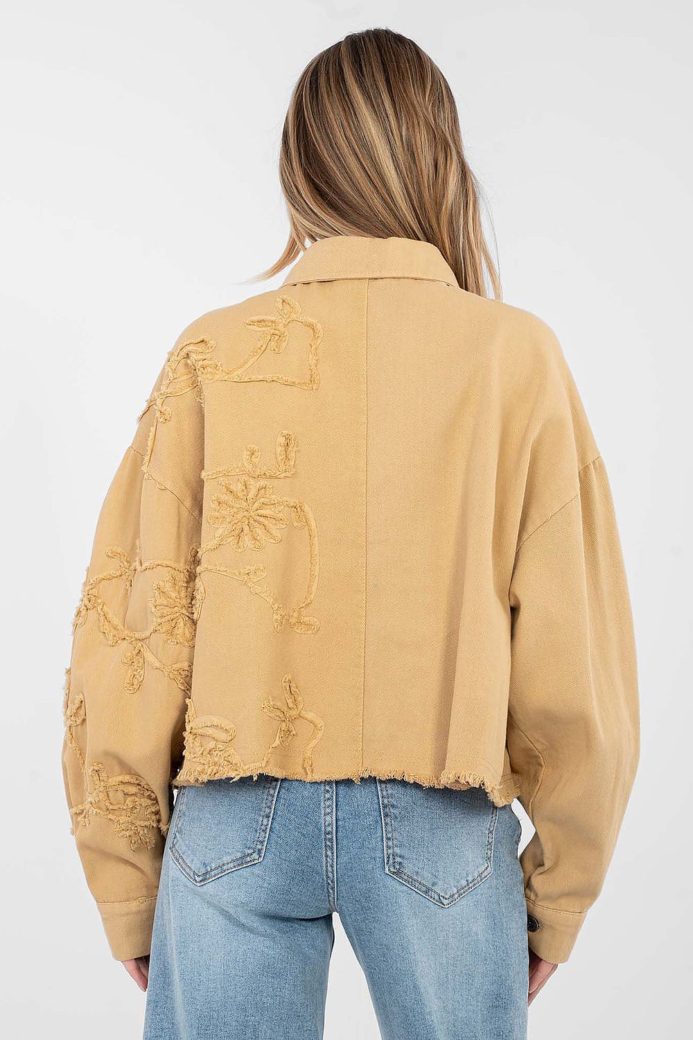 Jachetă din denim model 223788 Rue Paris 
