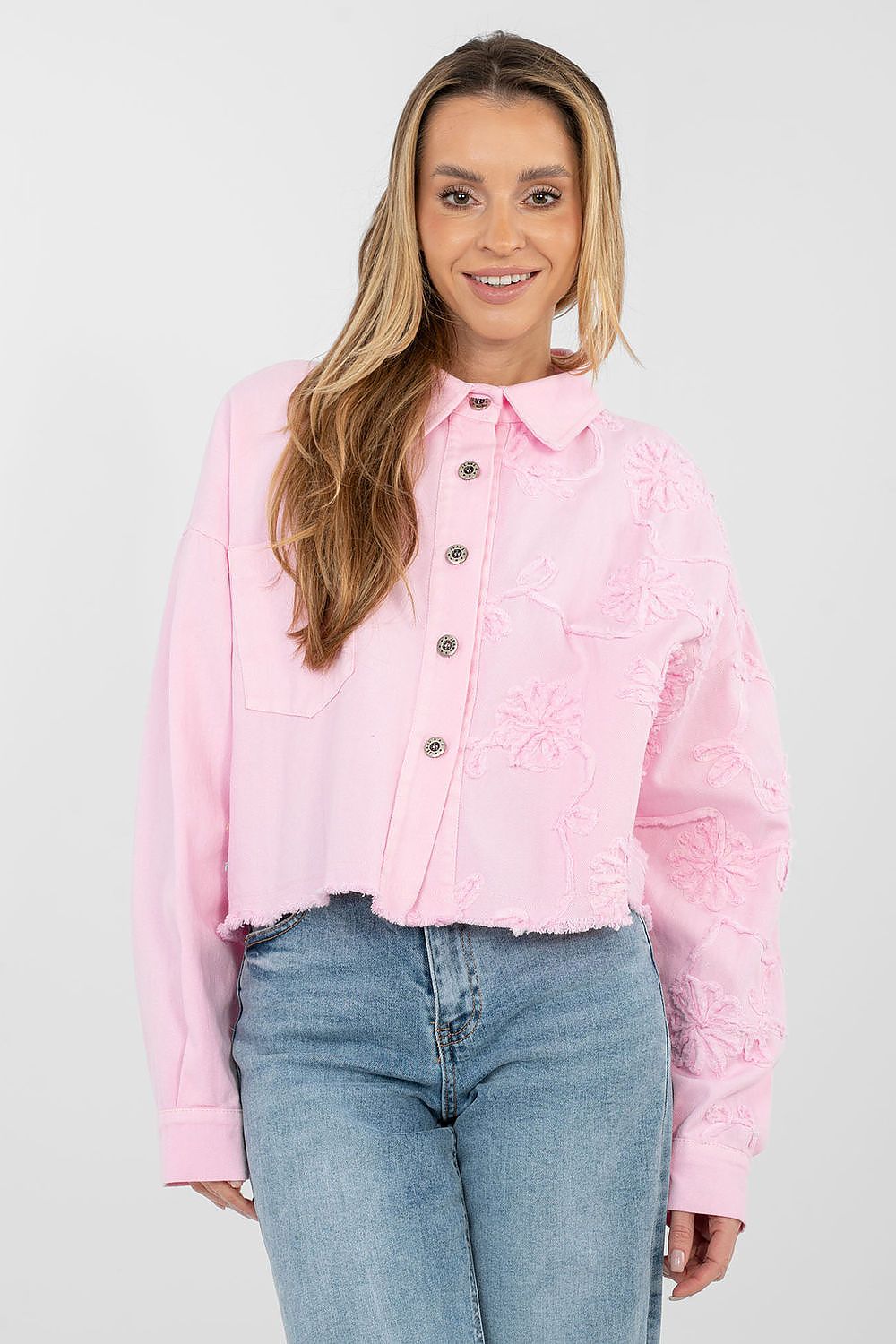  Jachetă din denim model 223789 Rue Paris 