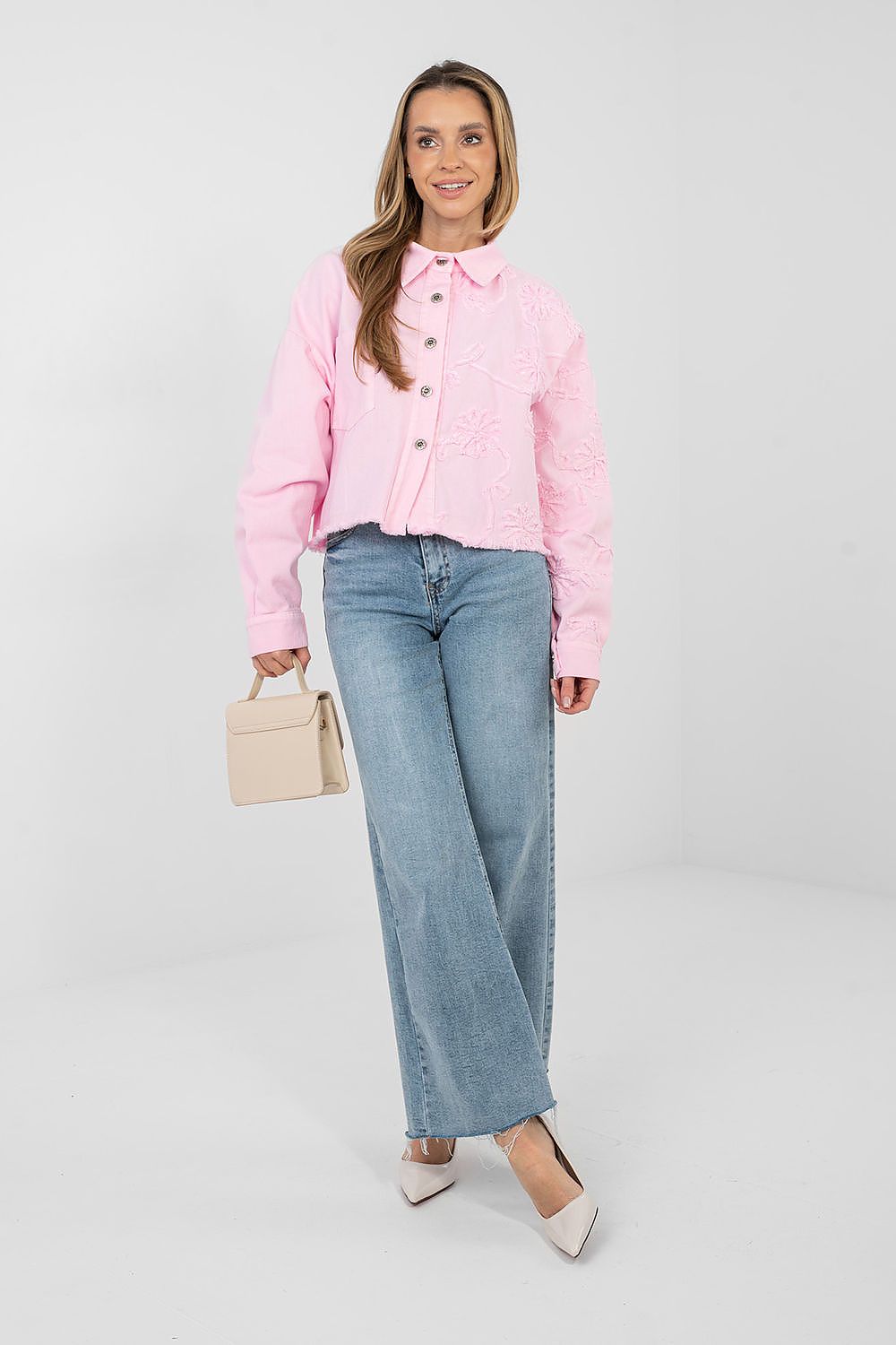  Jachetă din denim model 223789 Rue Paris 