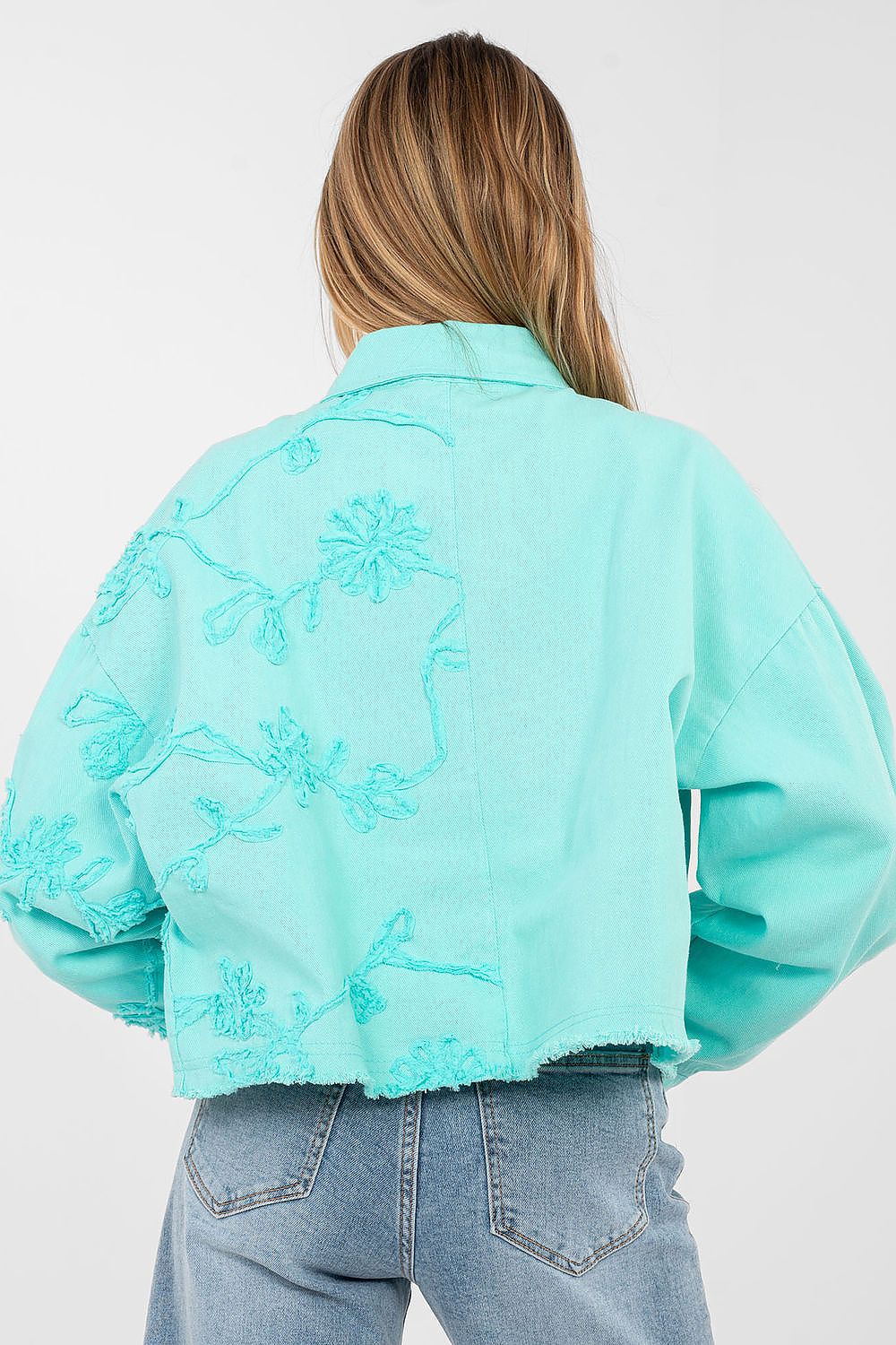  Jachetă din denim model 223790 Rue Paris 