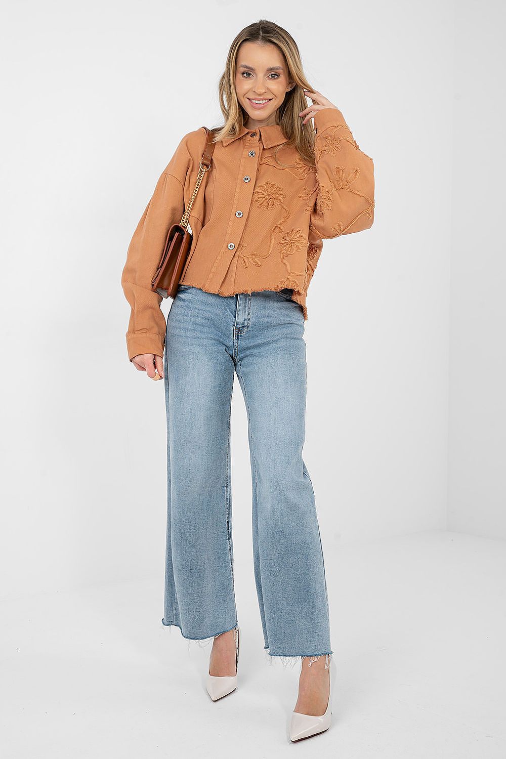  Jachetă din denim model 223792 Rue Paris 