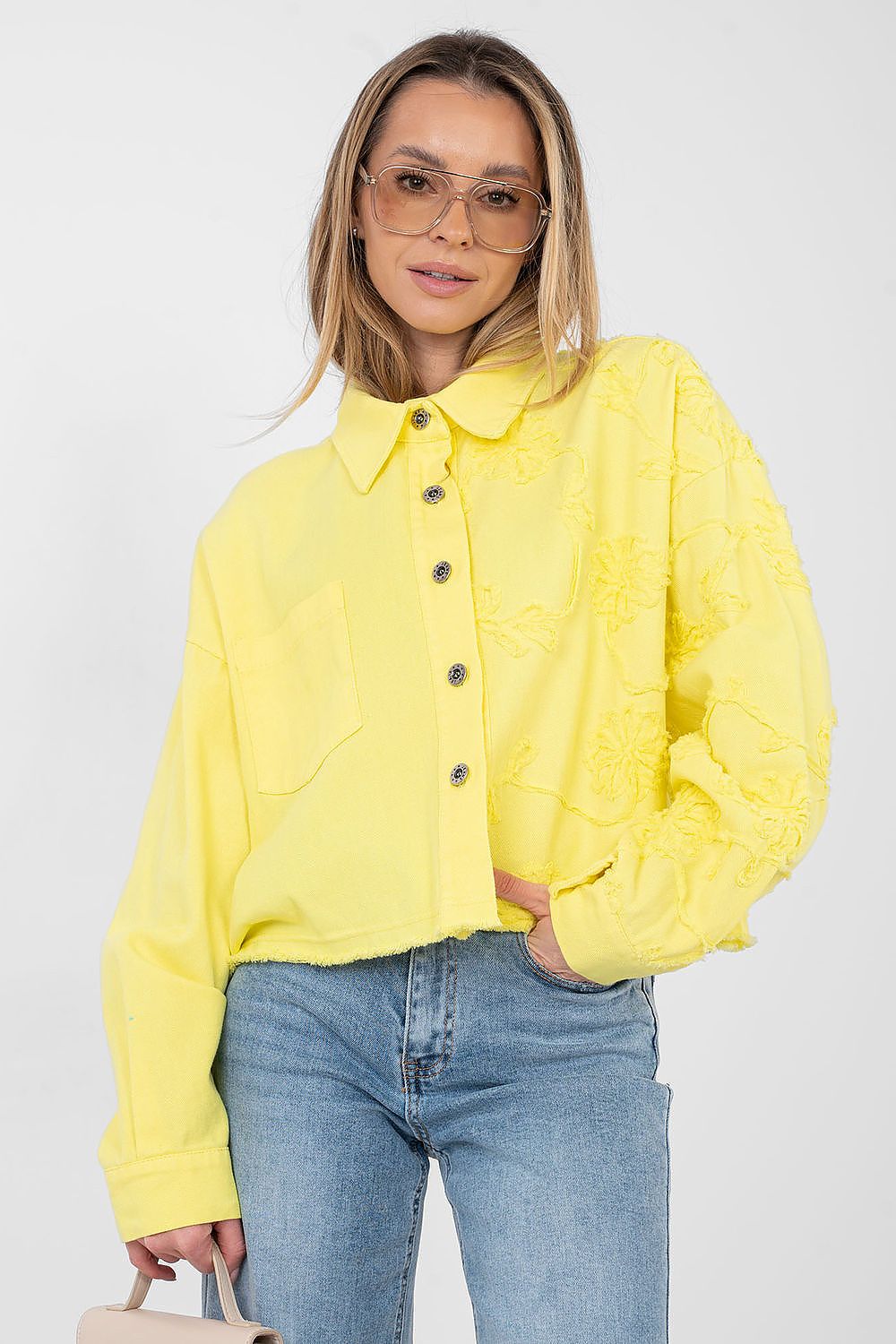  Jachetă din denim model 223794 Rue Paris 