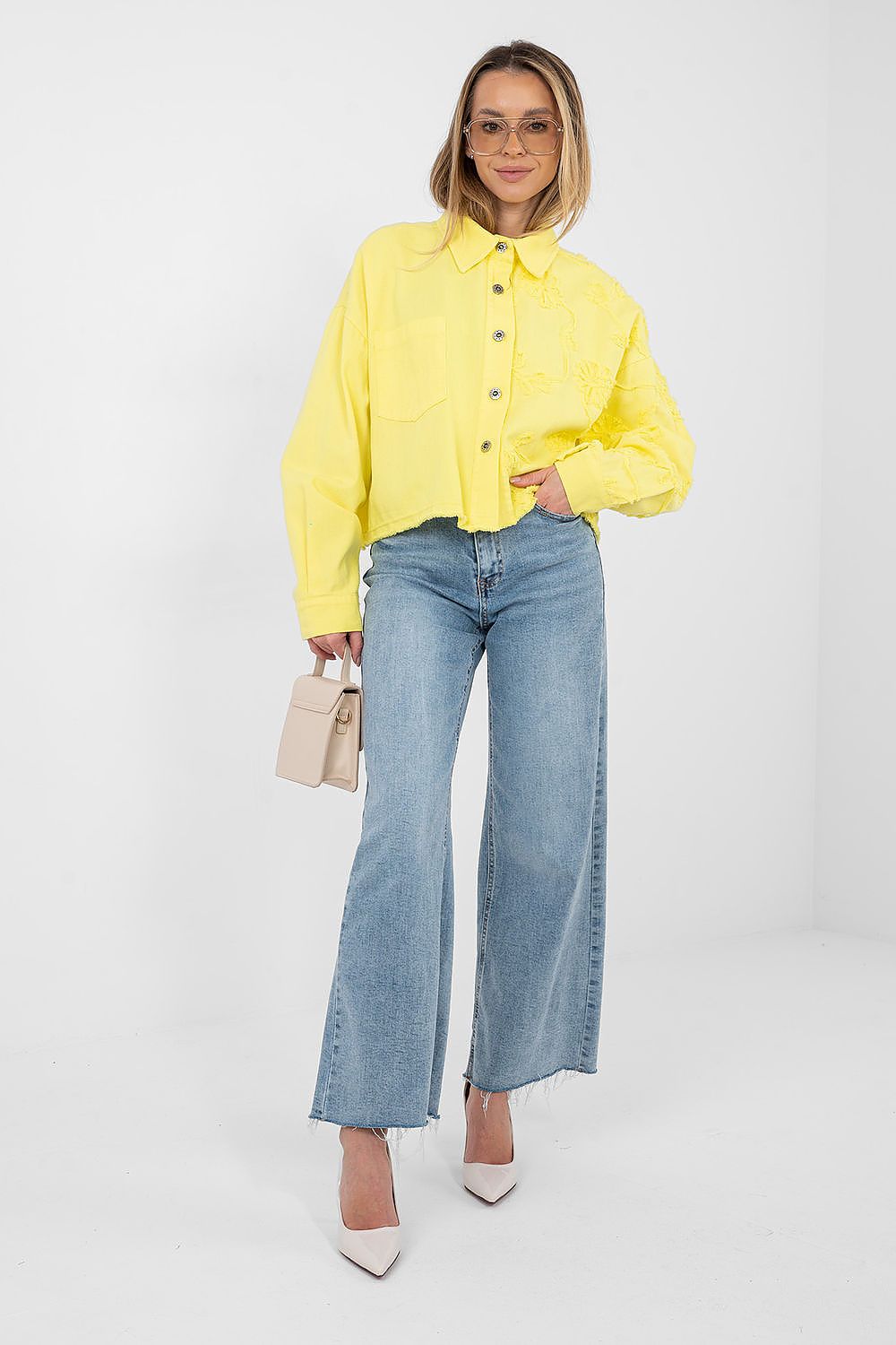  Jachetă din denim model 223794 Rue Paris 