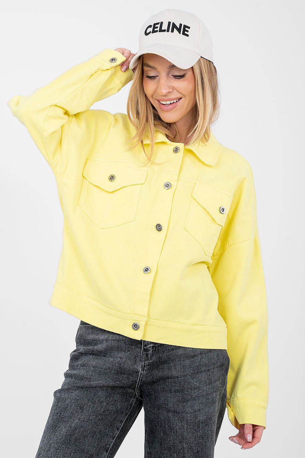  Jachetă din denim model 223817 Rue Paris 