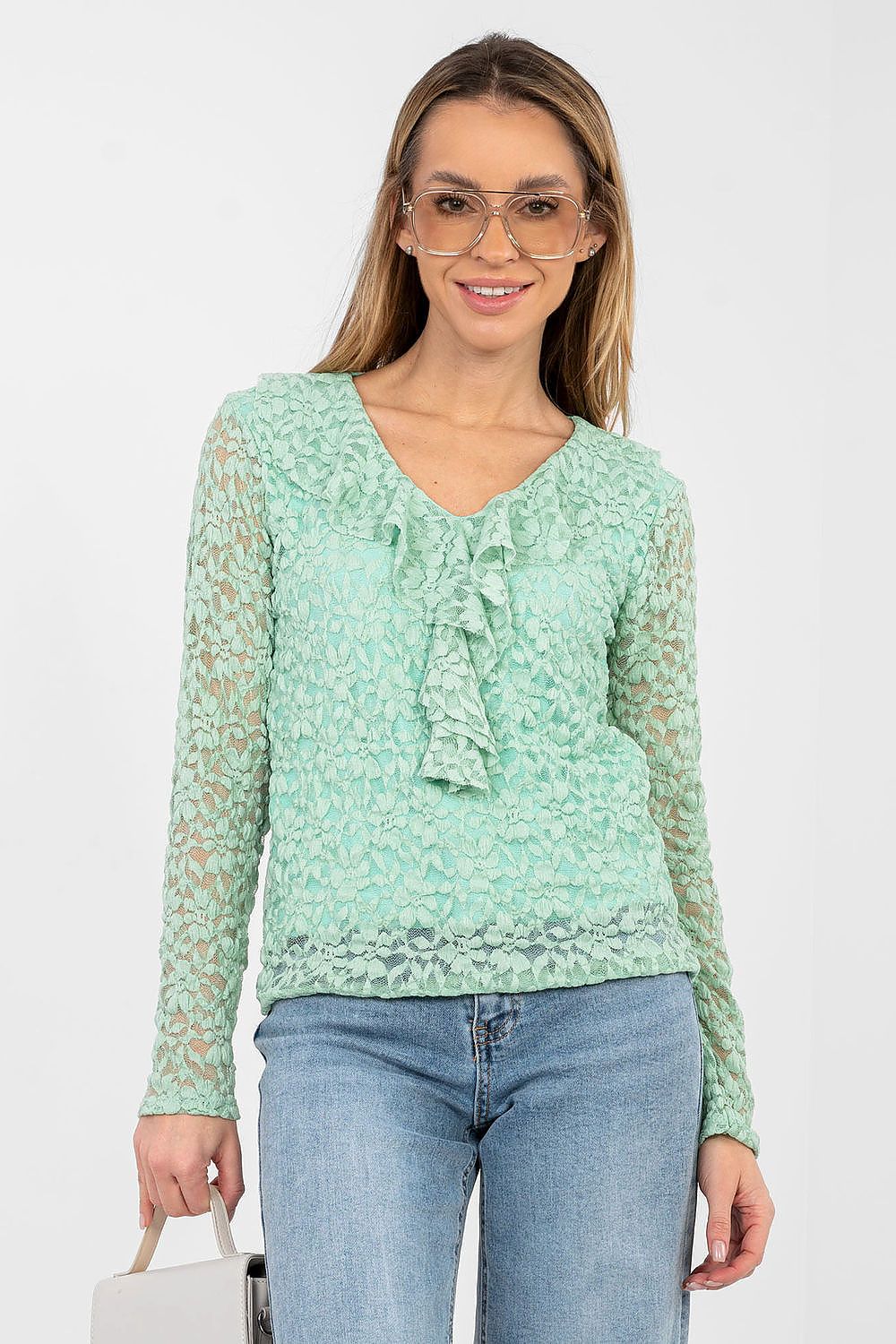  Bluză din dantelă model 223839 Rue Paris 