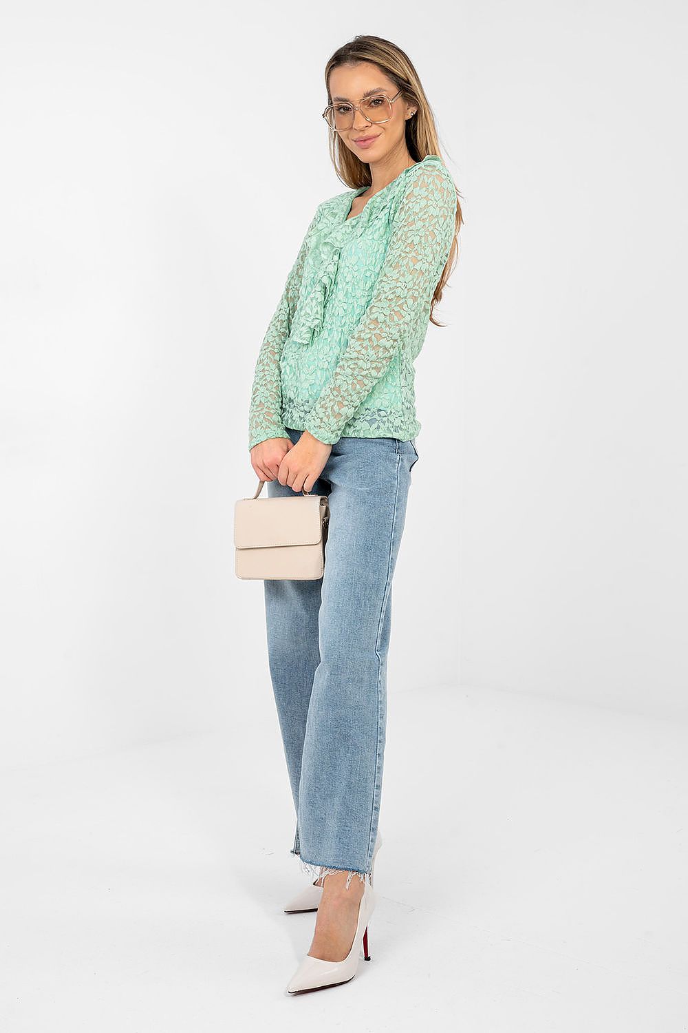  Bluză din dantelă model 223839 Rue Paris 
