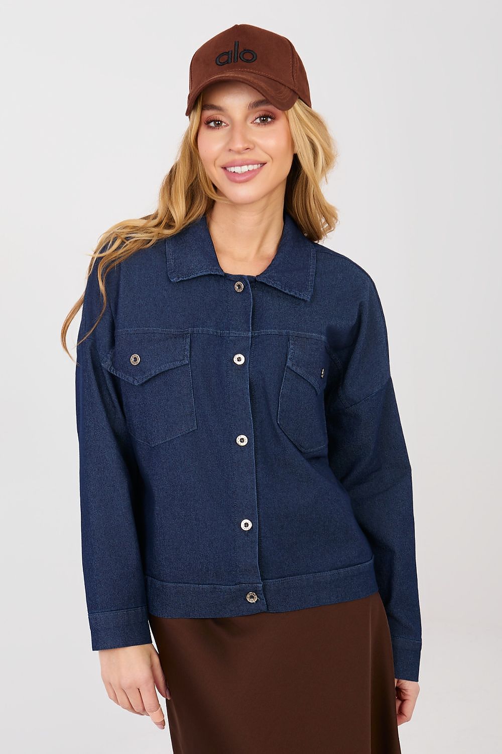  Jachetă din denim model 223821 Rue Paris 