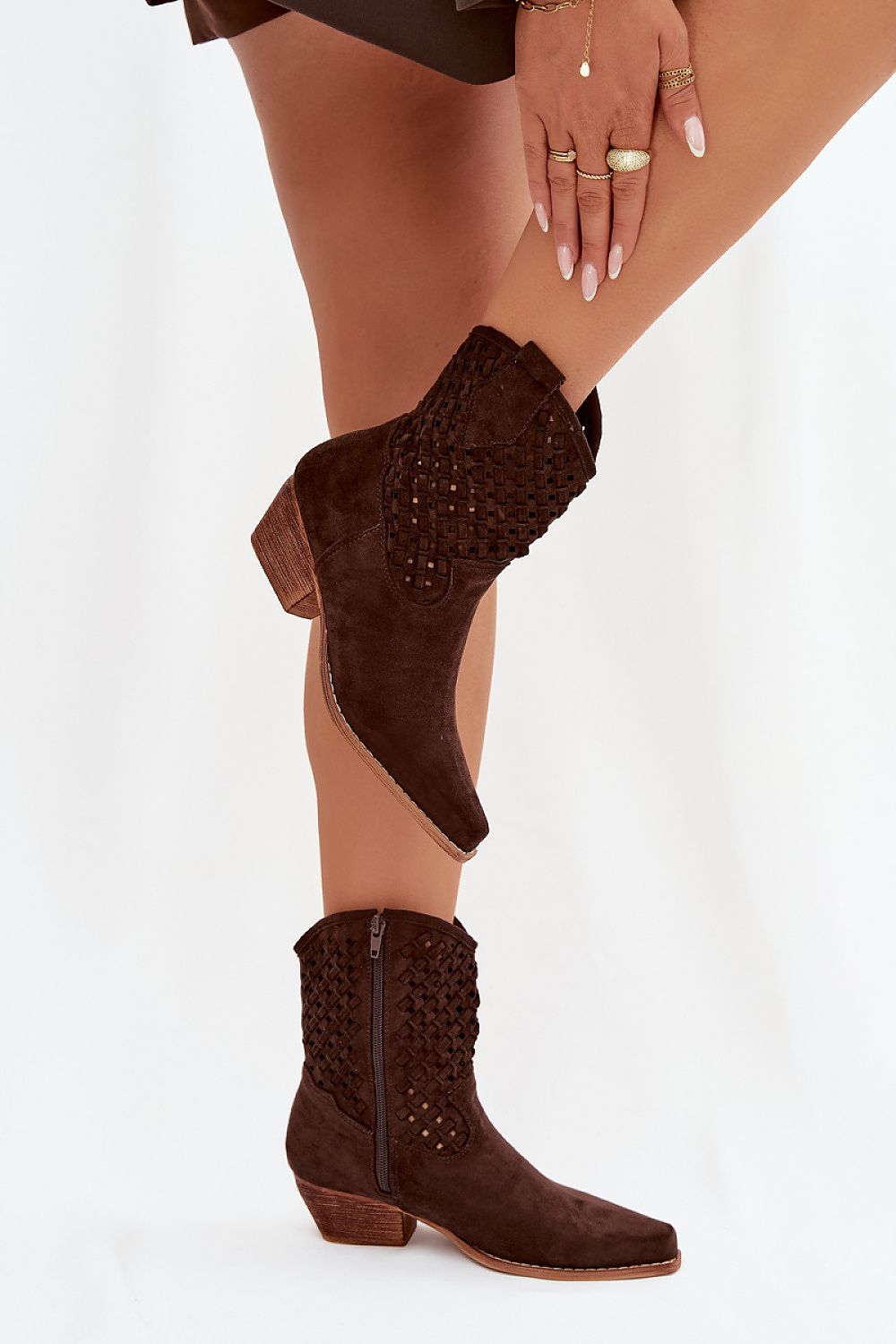  Botine cu toc model 223851 Step in style 