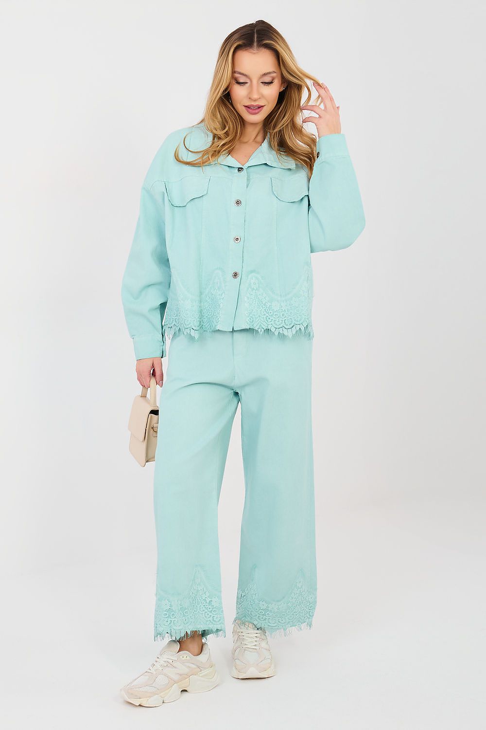  Jachetă din denim model 223945 Rue Paris 