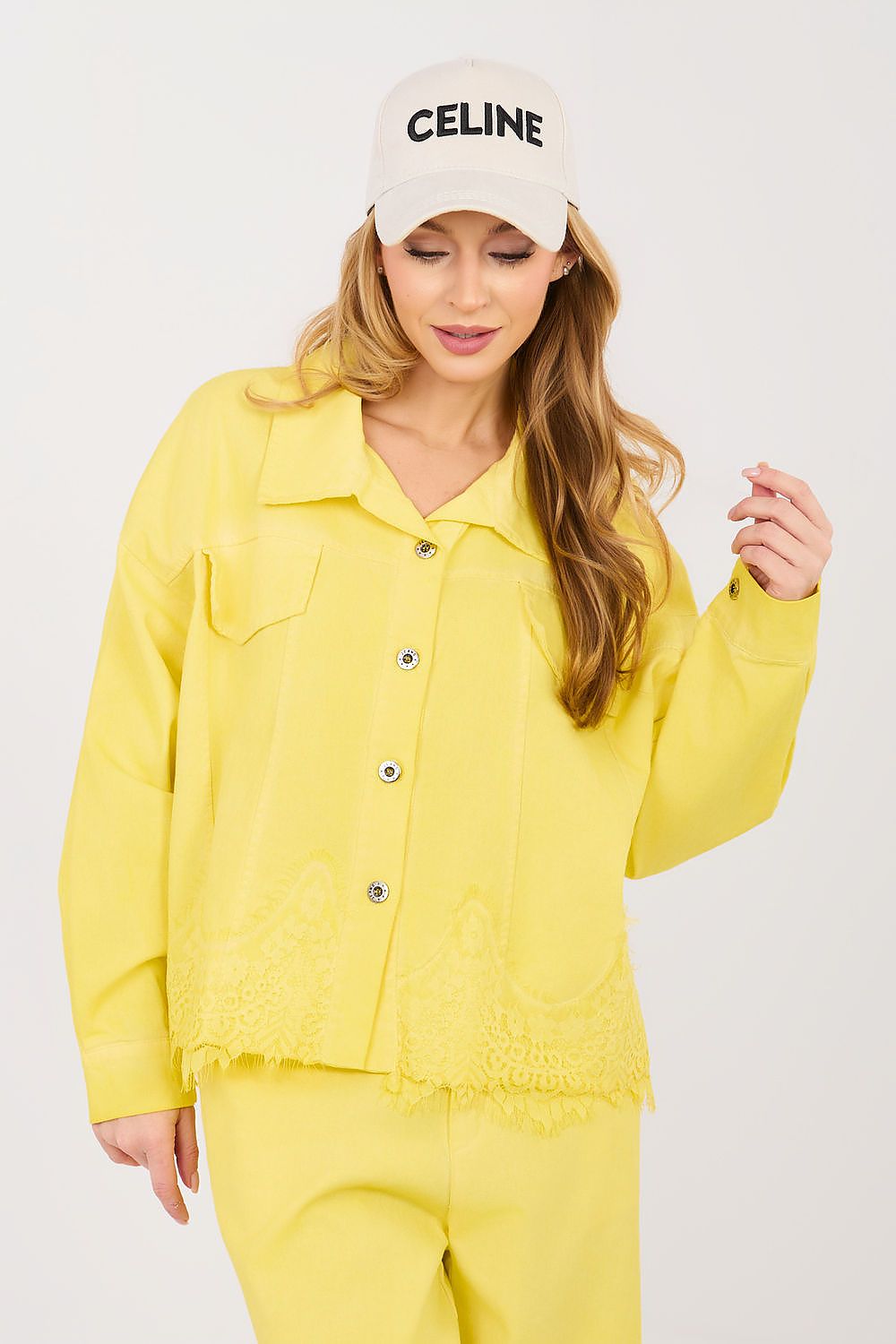  Jachetă din denim model 223948 Rue Paris 