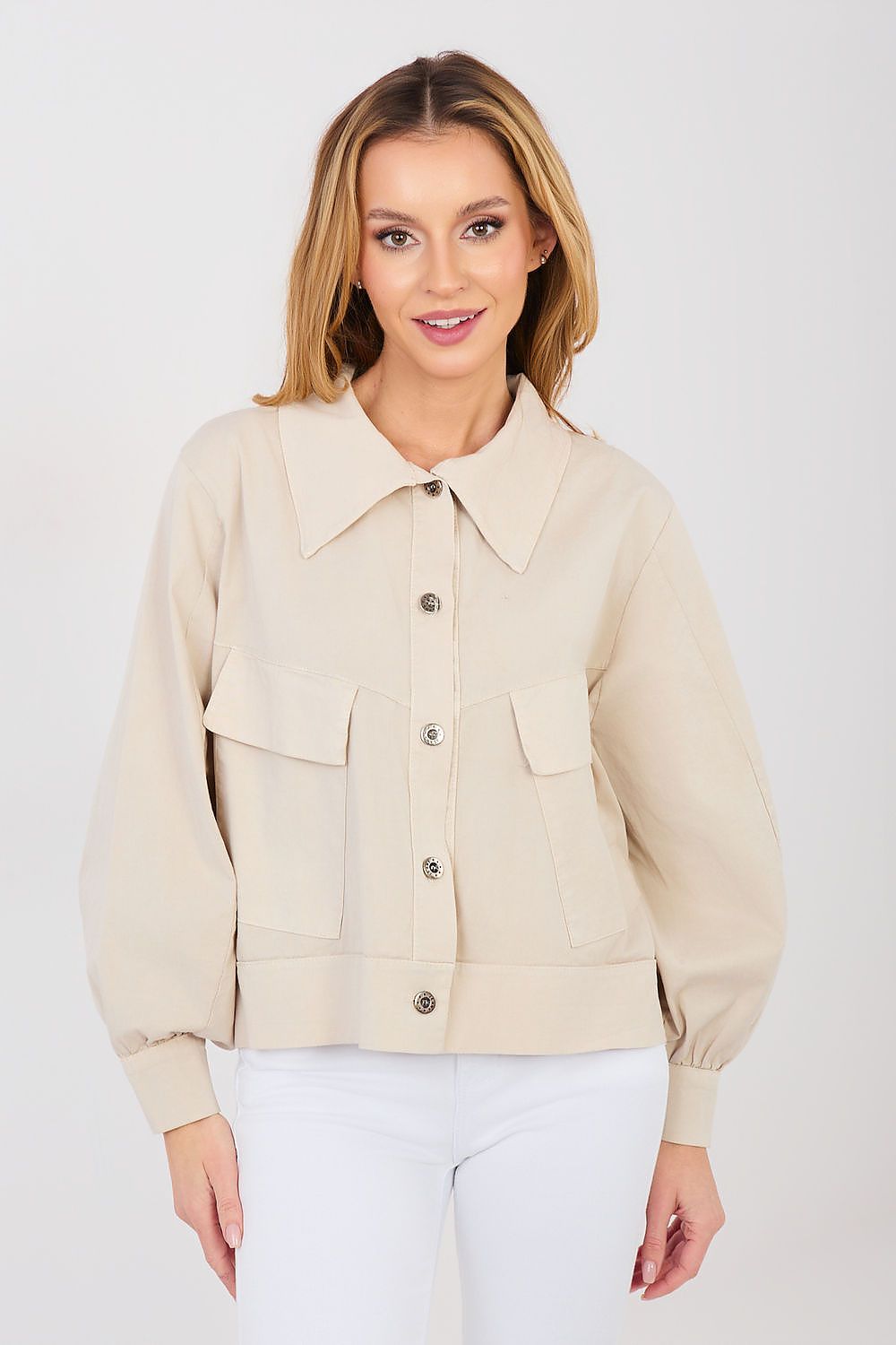  Cămaşă cu mânecă lungă model 223950 Rue Paris 