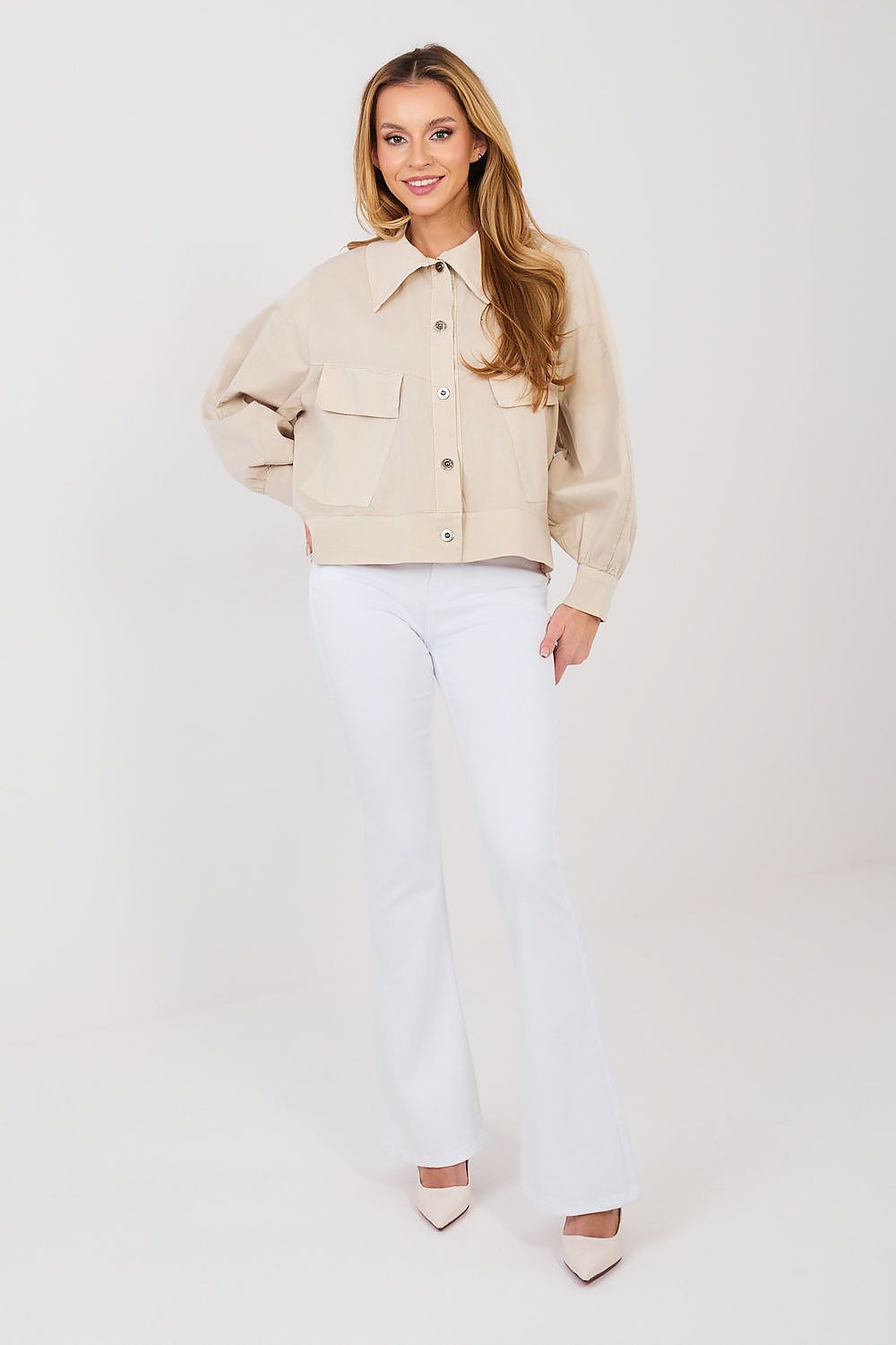  Cămaşă cu mânecă lungă model 223950 Rue Paris 