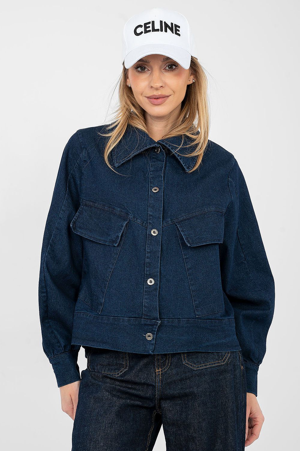  Jachetă din denim model 223952 Rue Paris 