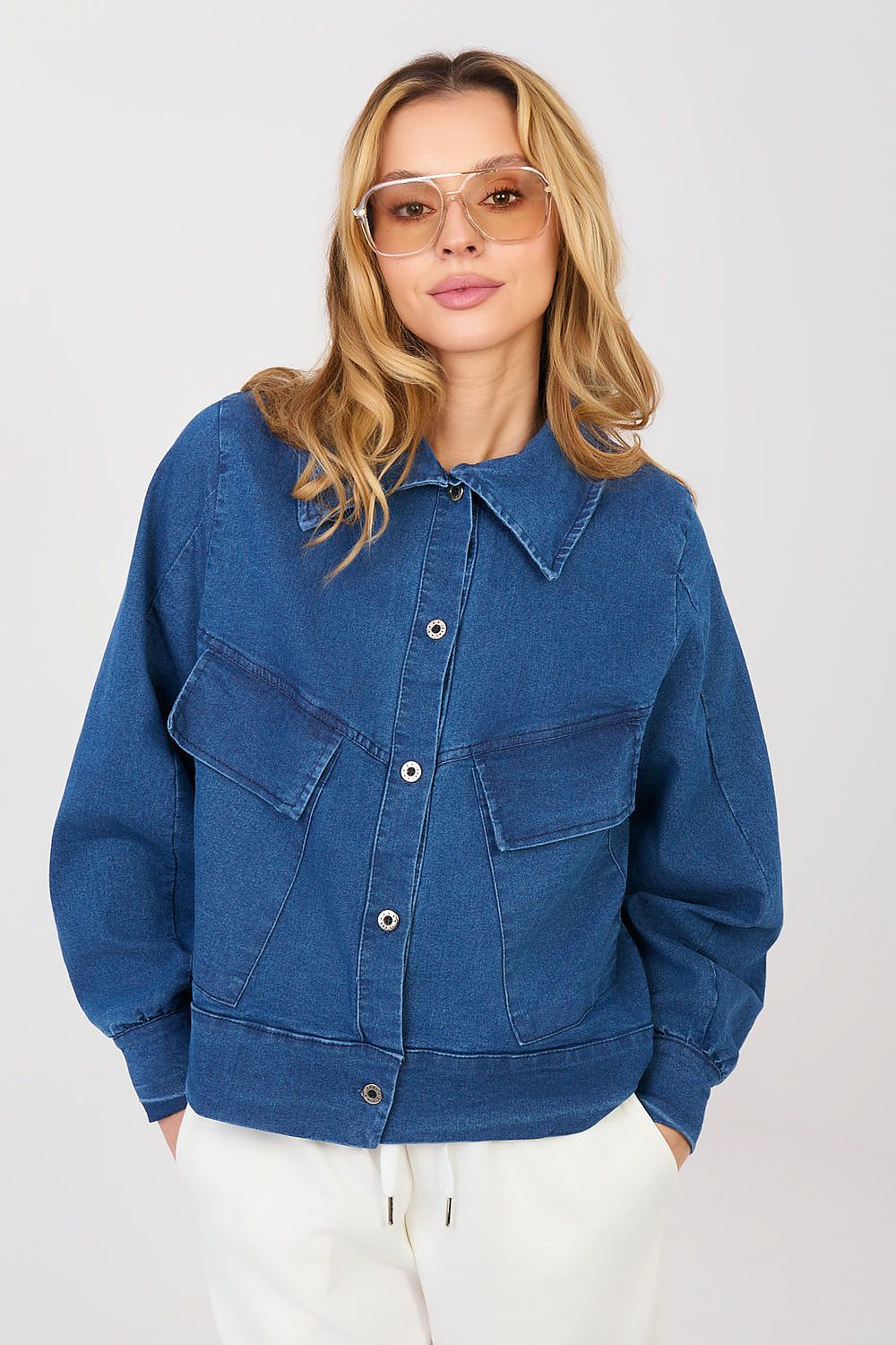  Jachetă din denim model 223953 Rue Paris 